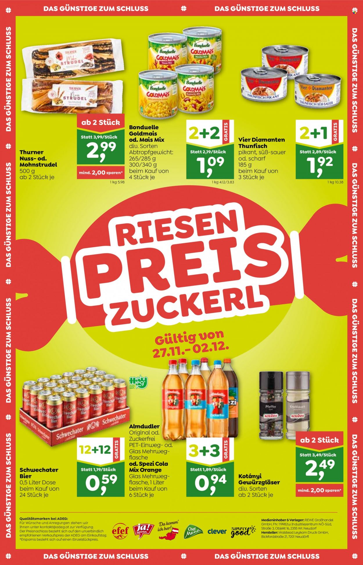 Angebote ADEG - 27.11.2023 - 2.12.2023. Seite 12
