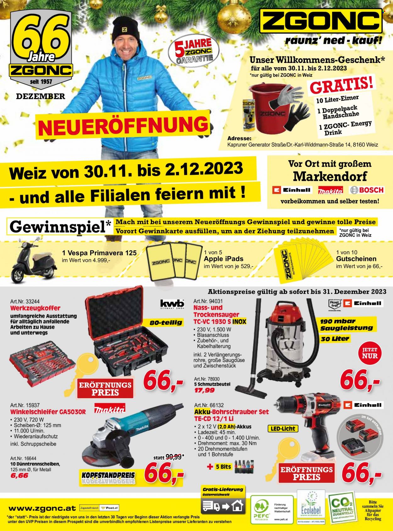 Angebote Zgonc - 1.12.2023 - 31.12.2023. Seite 1