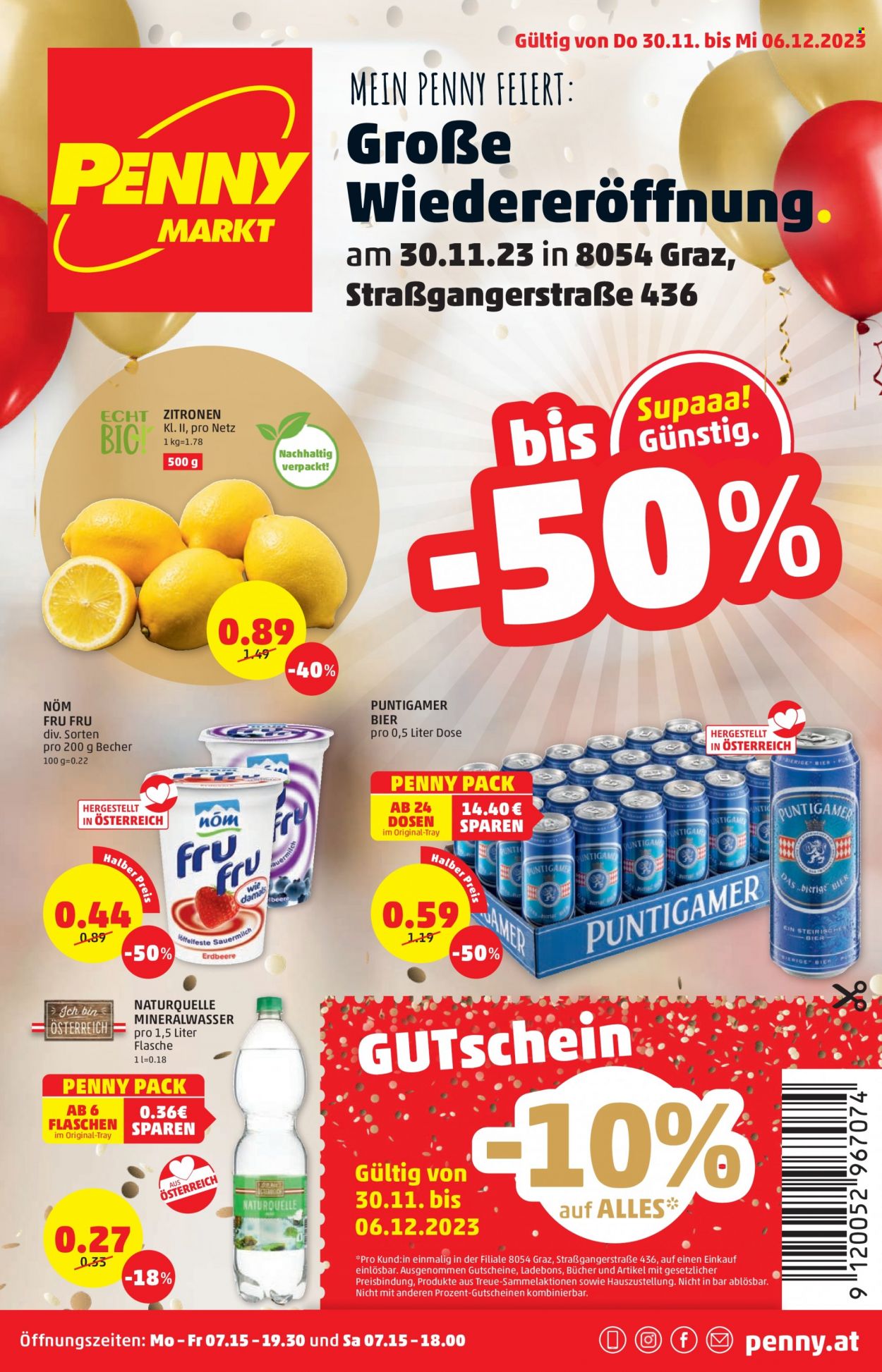 Angebote Penny - 30.11.2023 - 6.12.2023. Seite 1