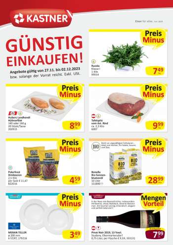 Angebote KASTNER - 27.11.2023 - 2.12.2023.