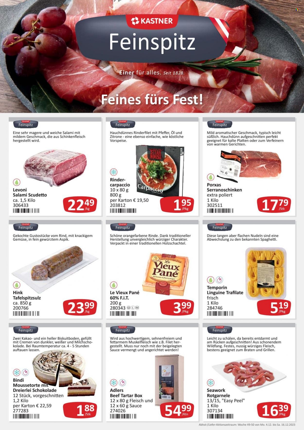 Angebote KASTNER - 4.12.2023 - 16.12.2023. Seite 1
