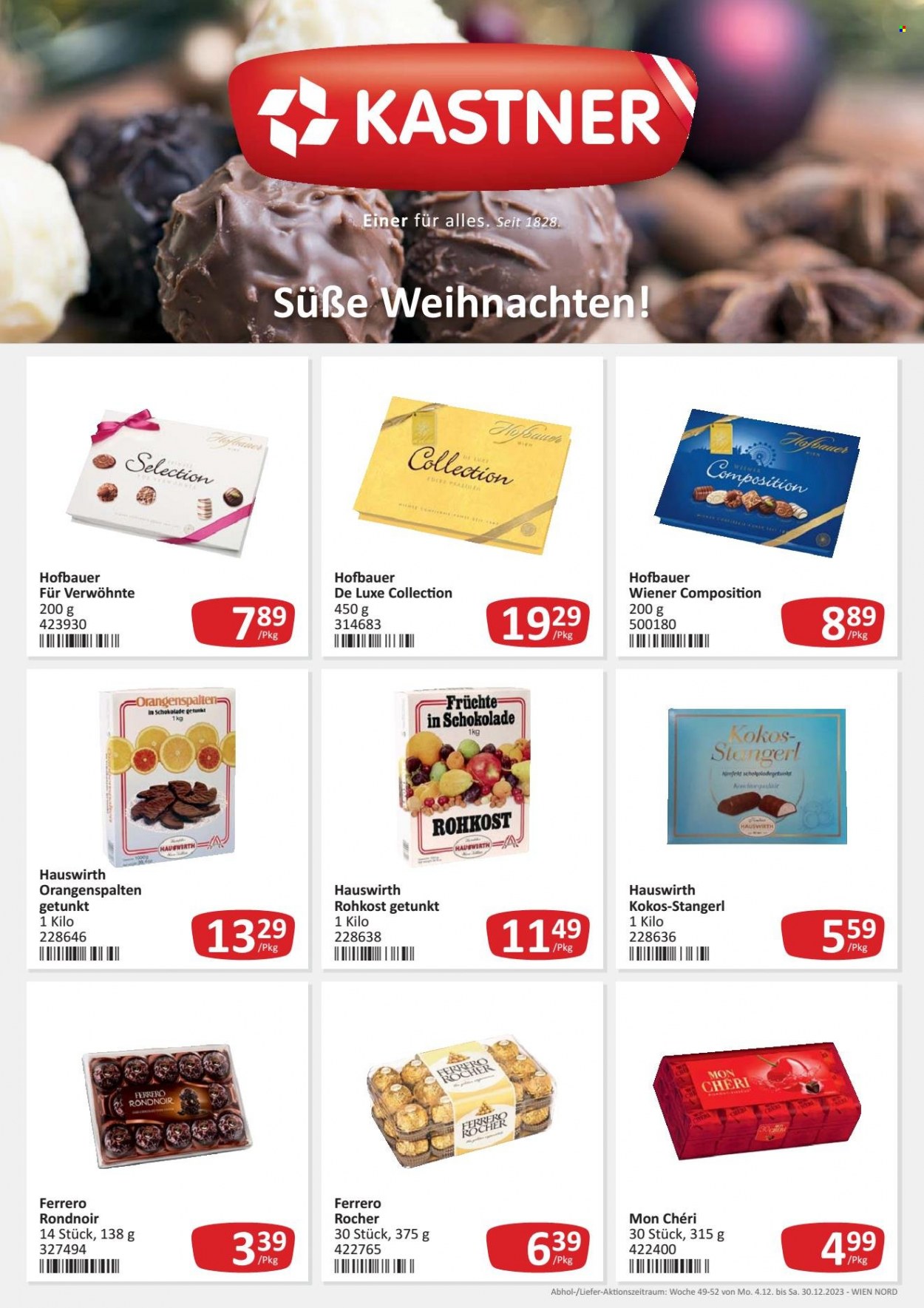 Angebote KASTNER - 4.12.2023 - 30.12.2023. Seite 1
