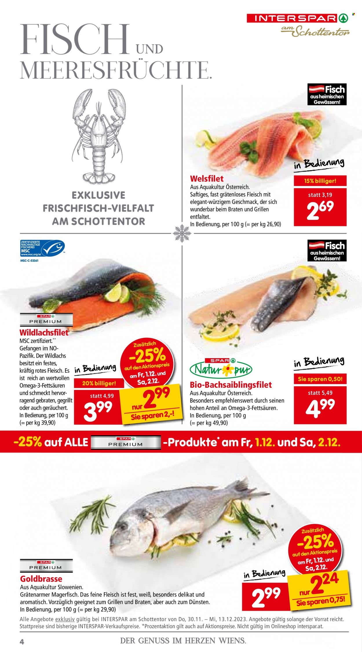 Angebote INTERSPAR - 30.11.2023 - 13.12.2023. Seite 4