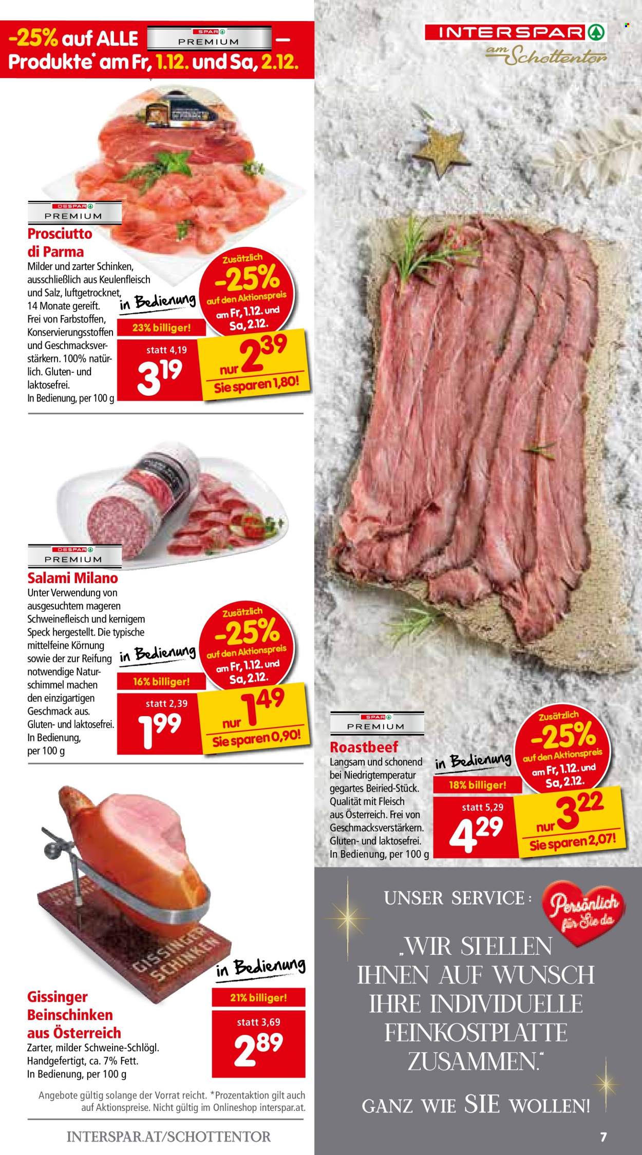 Angebote INTERSPAR - 30.11.2023 - 13.12.2023. Seite 7
