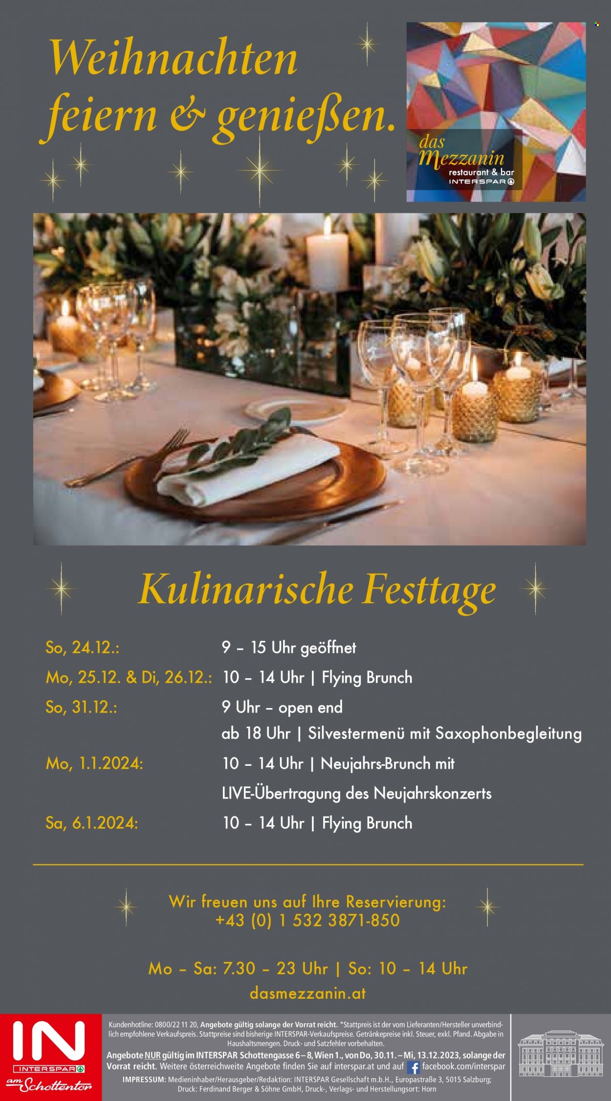 Angebote INTERSPAR - 30.11.2023 - 13.12.2023. Seite 20