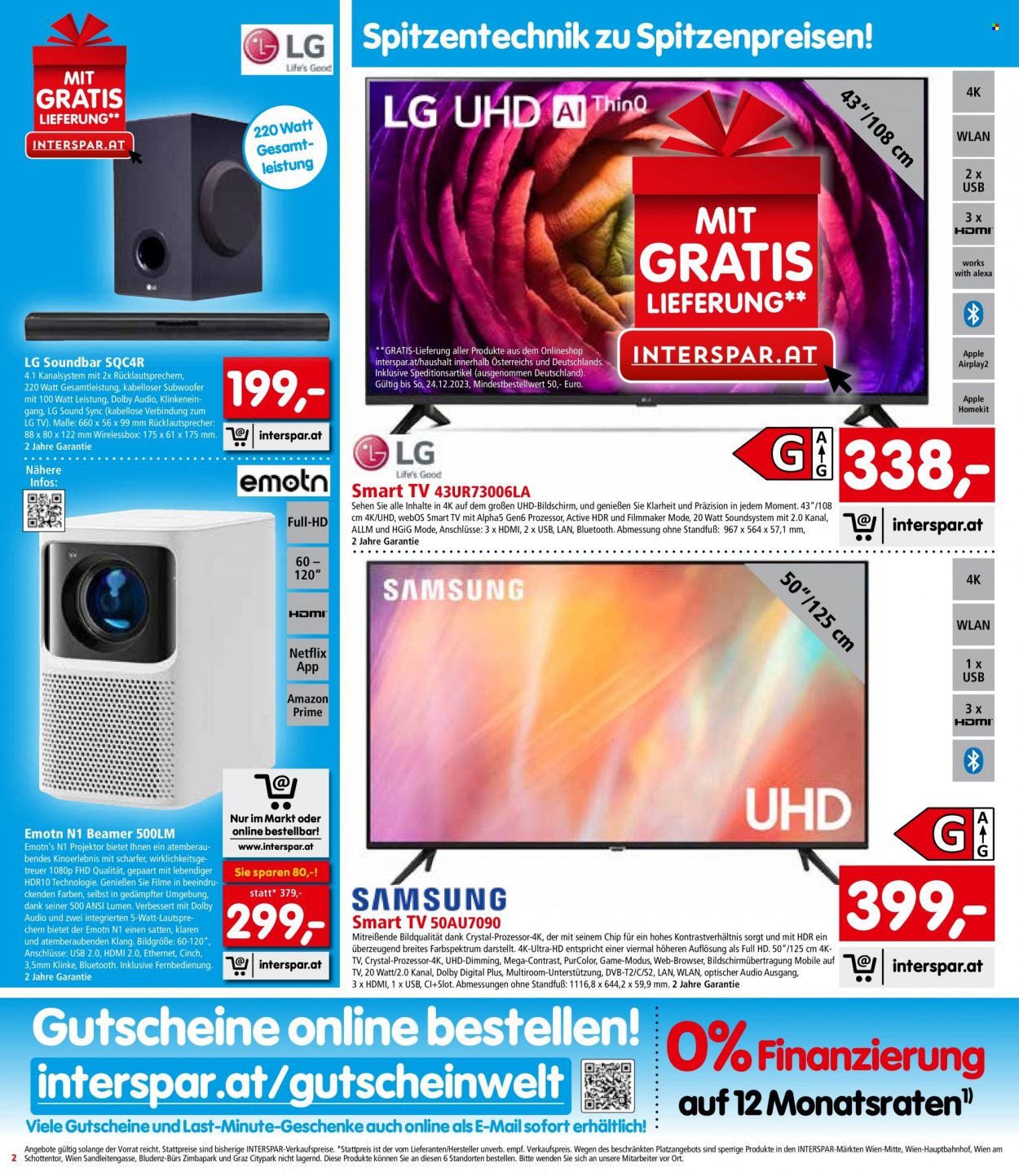 Angebote INTERSPAR - 30.11.2023 - 30.12.2023. Seite 2