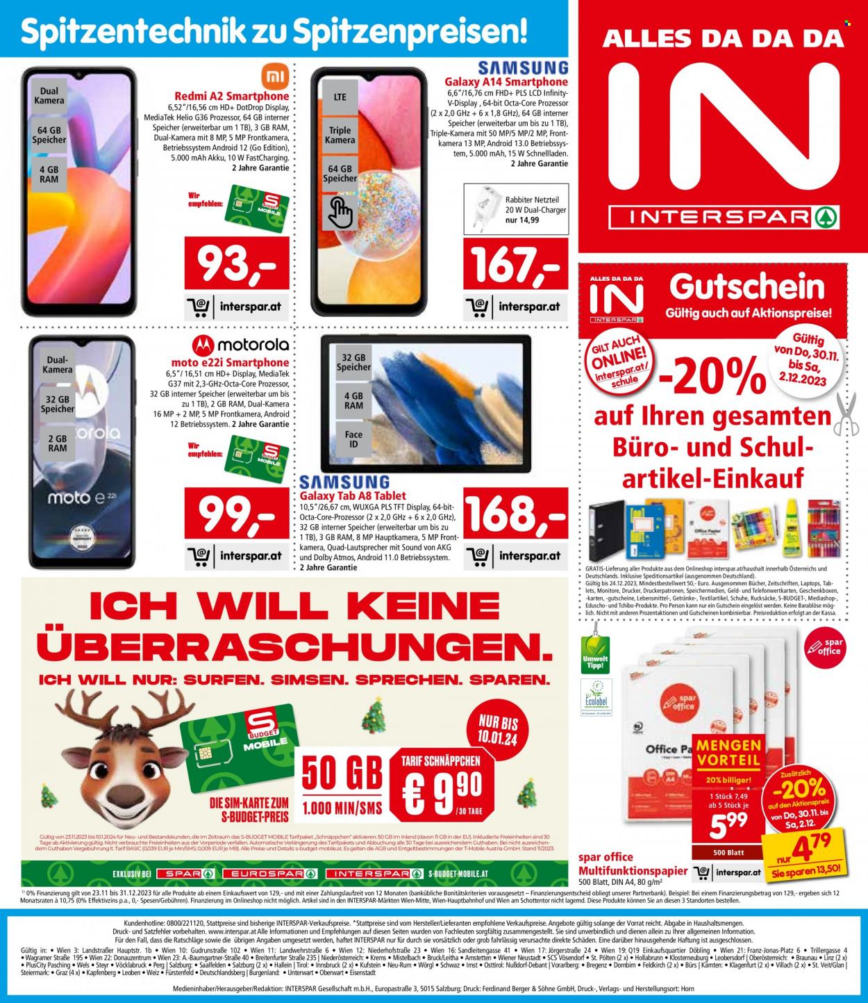 Angebote INTERSPAR - 30.11.2023 - 30.12.2023. Seite 4
