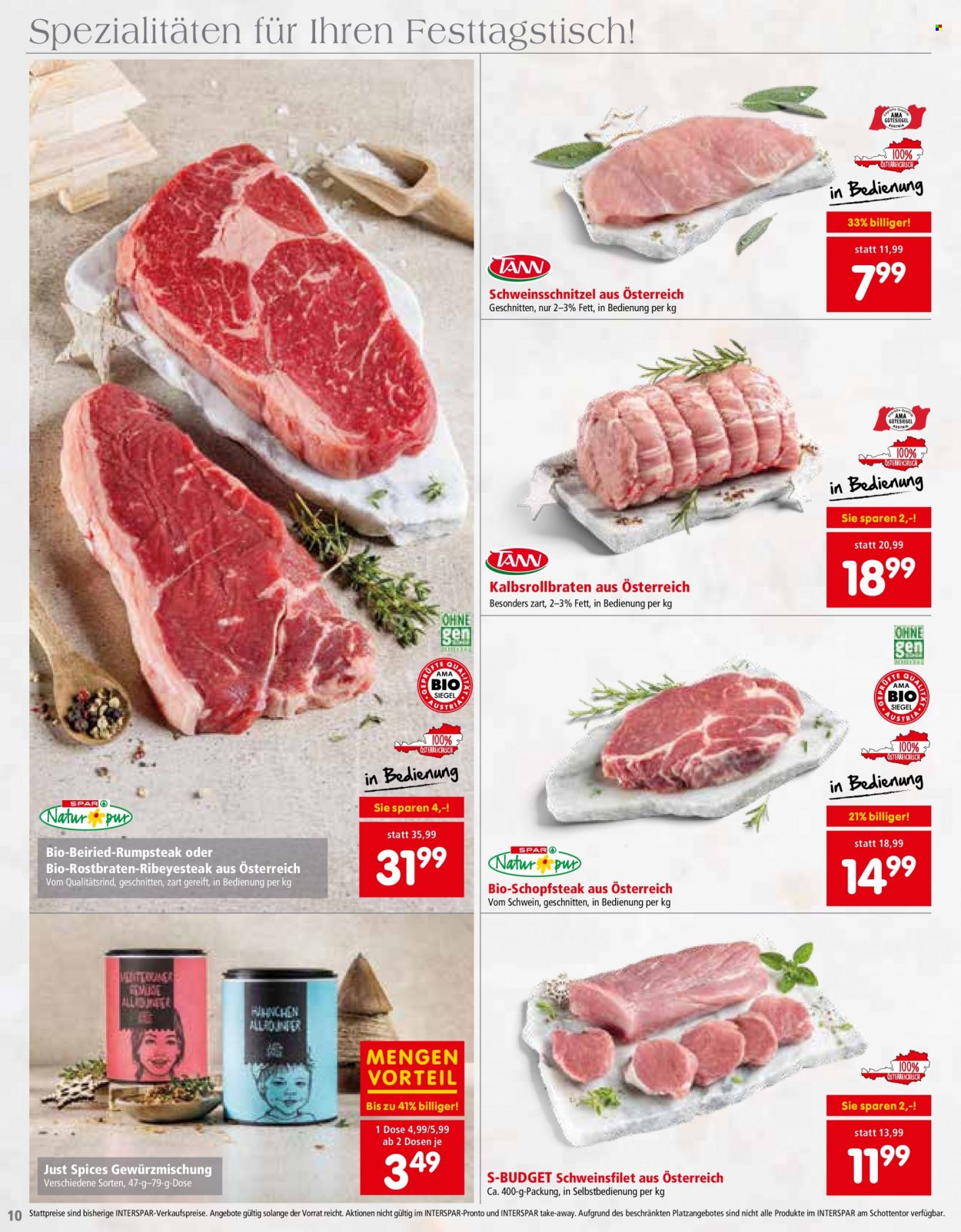 Angebote INTERSPAR - 23.11.2023 - 30.11.2023. Seite 10