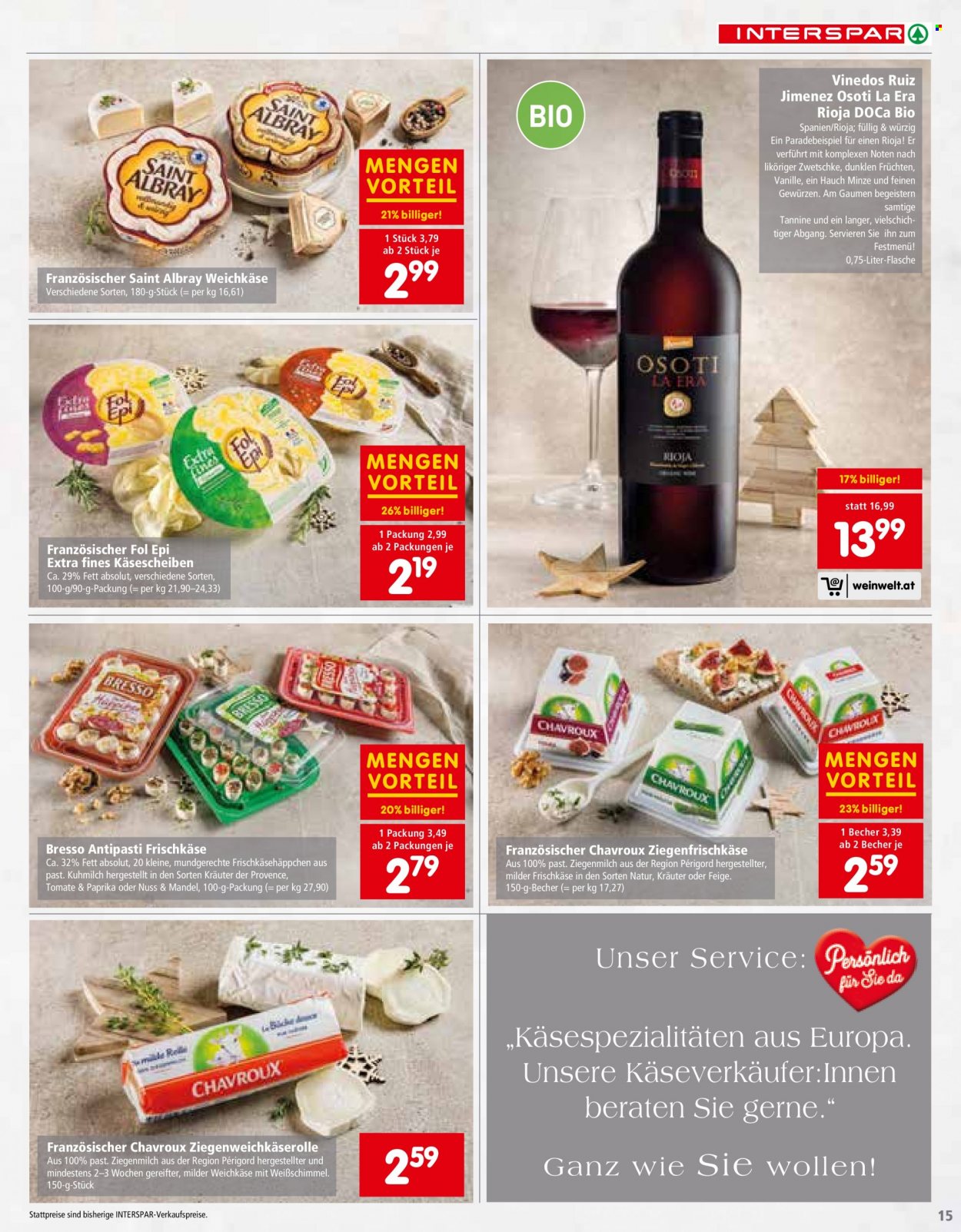 Angebote INTERSPAR - 23.11.2023 - 30.11.2023. Seite 15