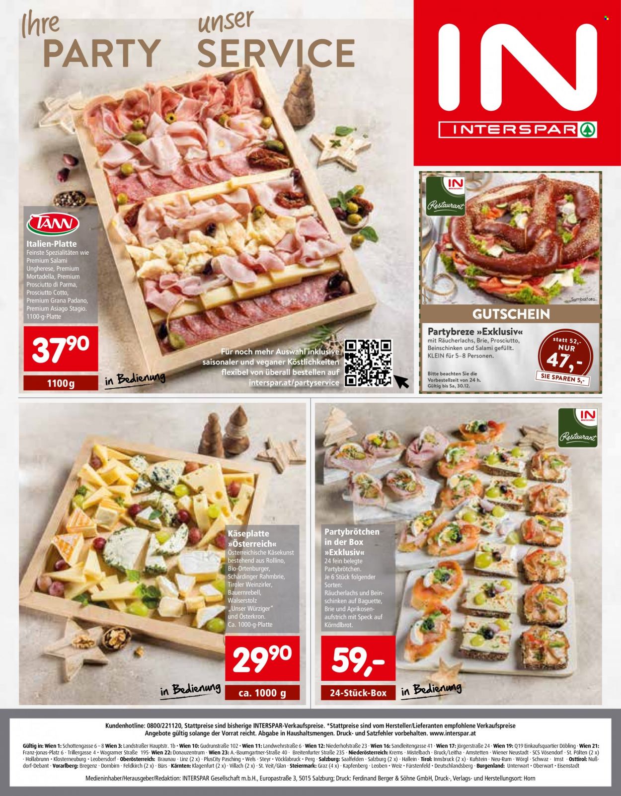 Angebote INTERSPAR - 23.11.2023 - 30.11.2023. Seite 20