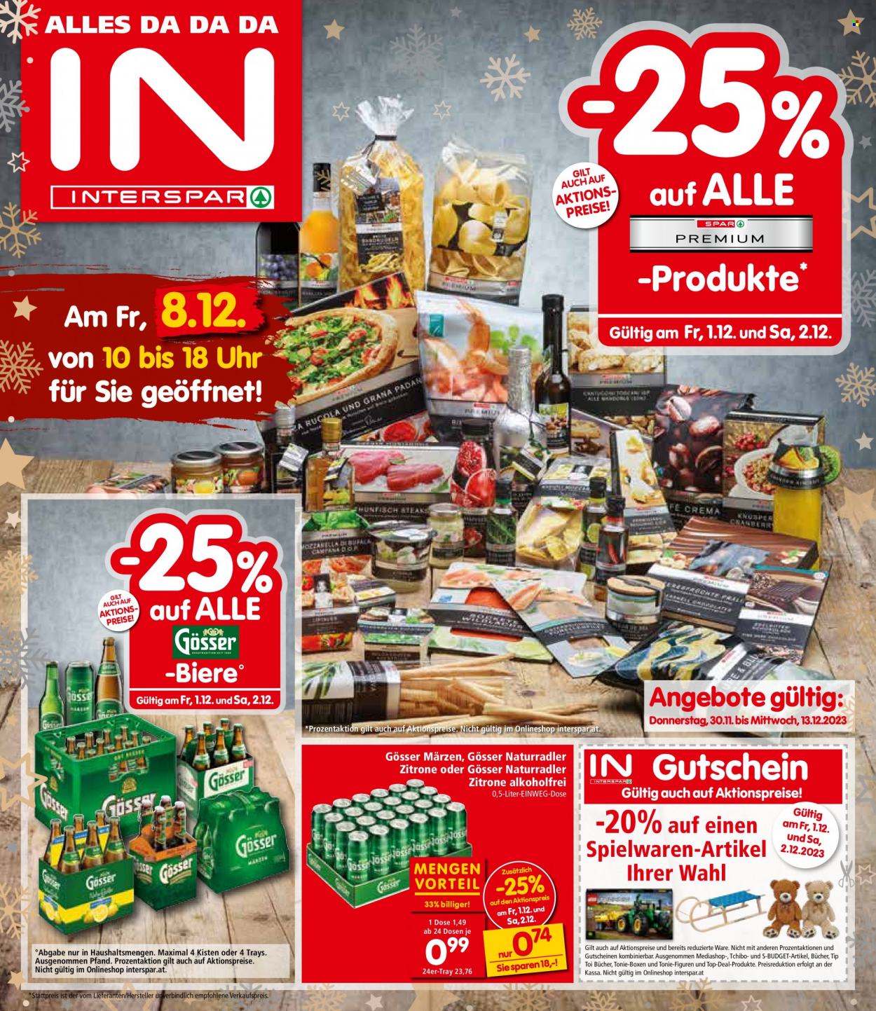 Angebote INTERSPAR - 30.11.2023 - 13.12.2023. Seite 1