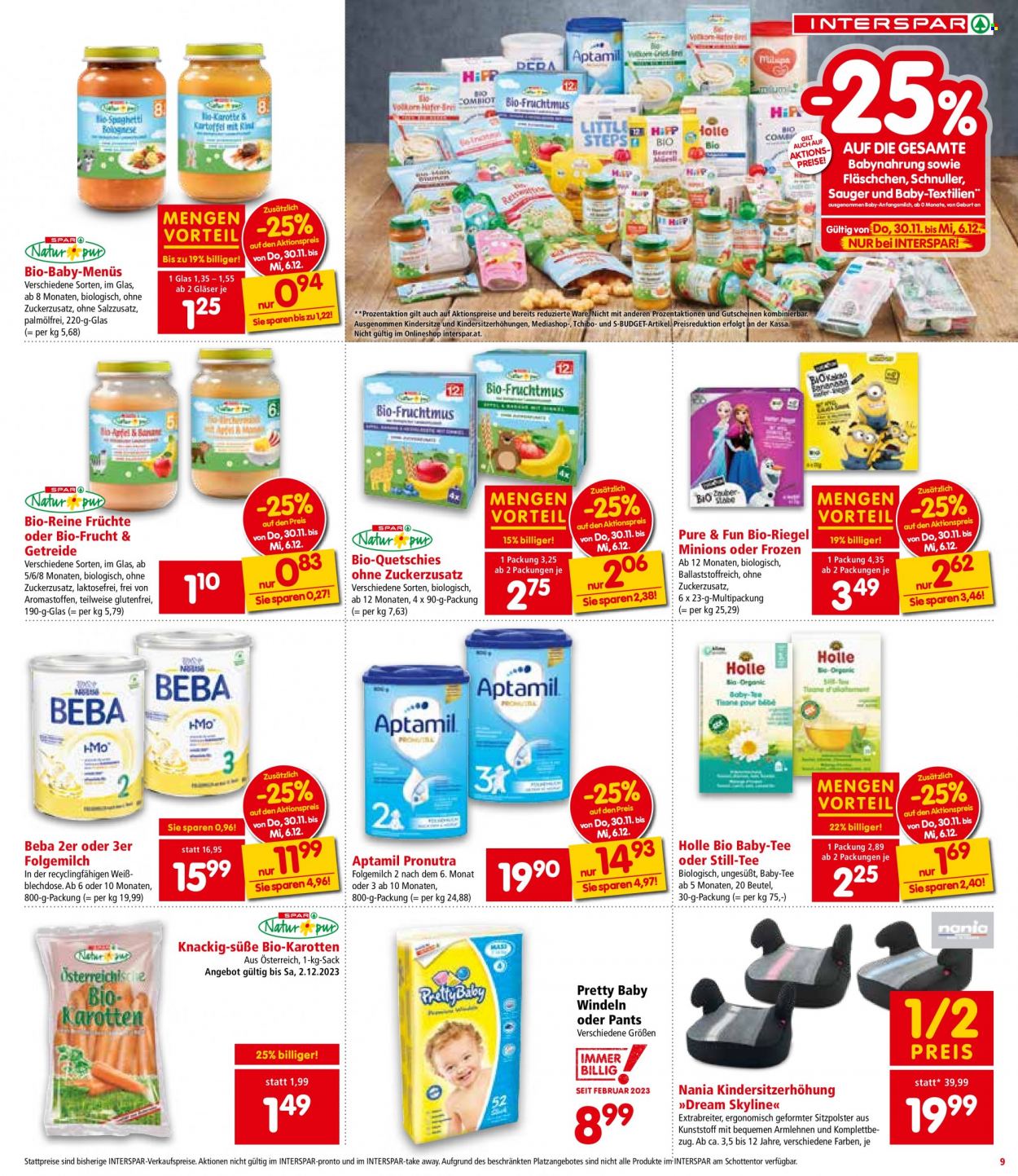 Angebote INTERSPAR - 30.11.2023 - 13.12.2023. Seite 9