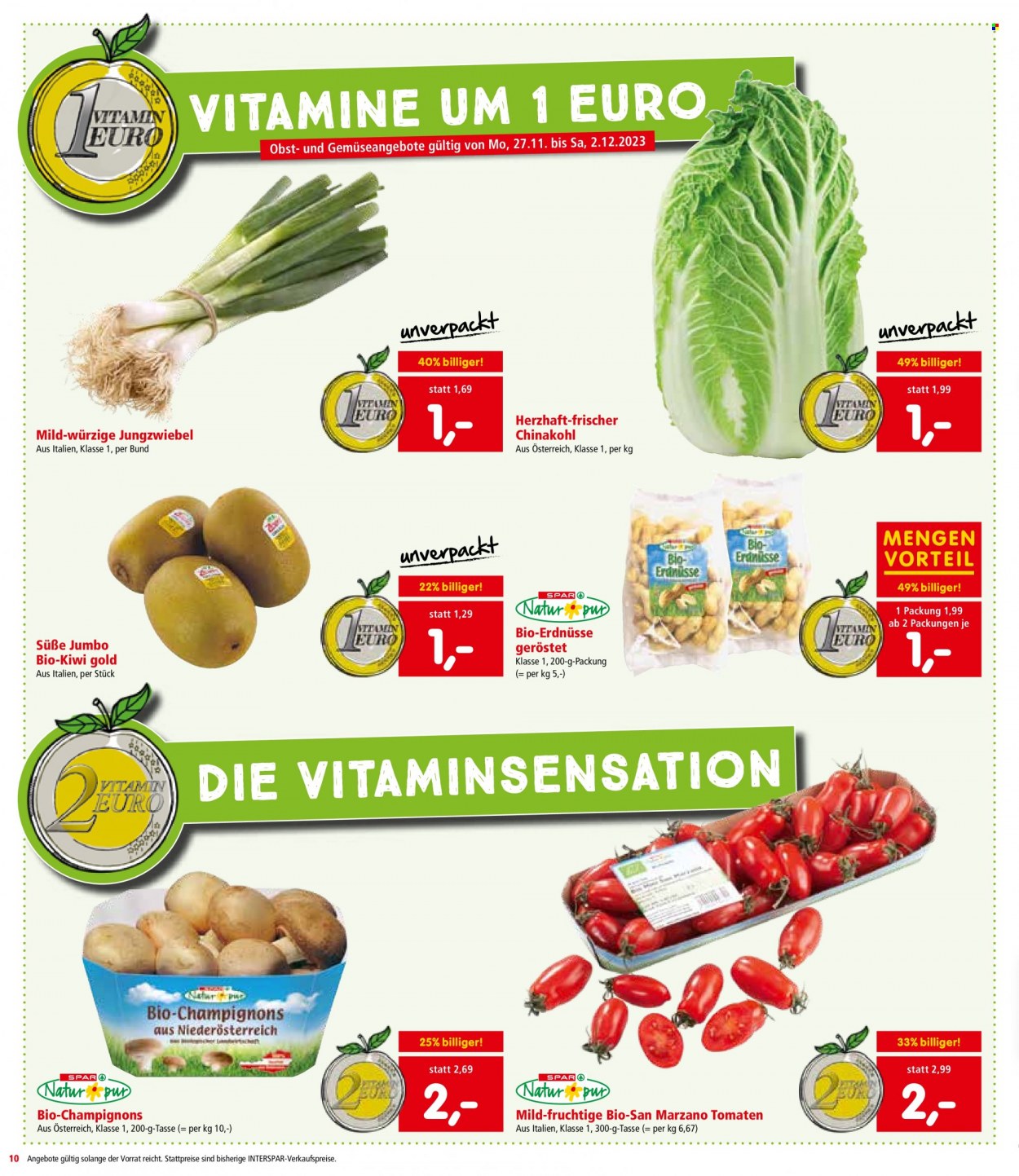 Angebote INTERSPAR - 30.11.2023 - 13.12.2023. Seite 10