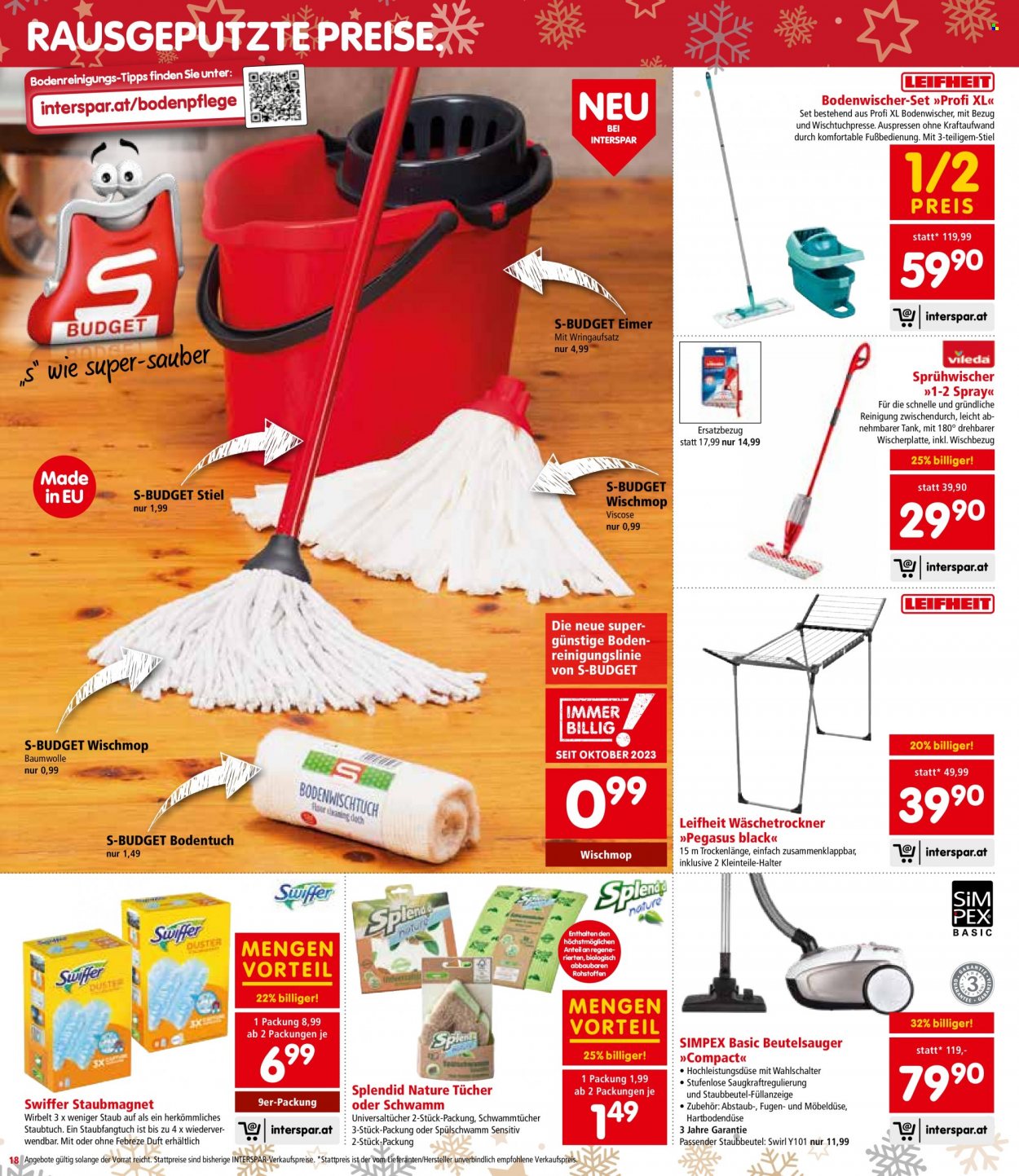 Angebote INTERSPAR - 30.11.2023 - 13.12.2023. Seite 18