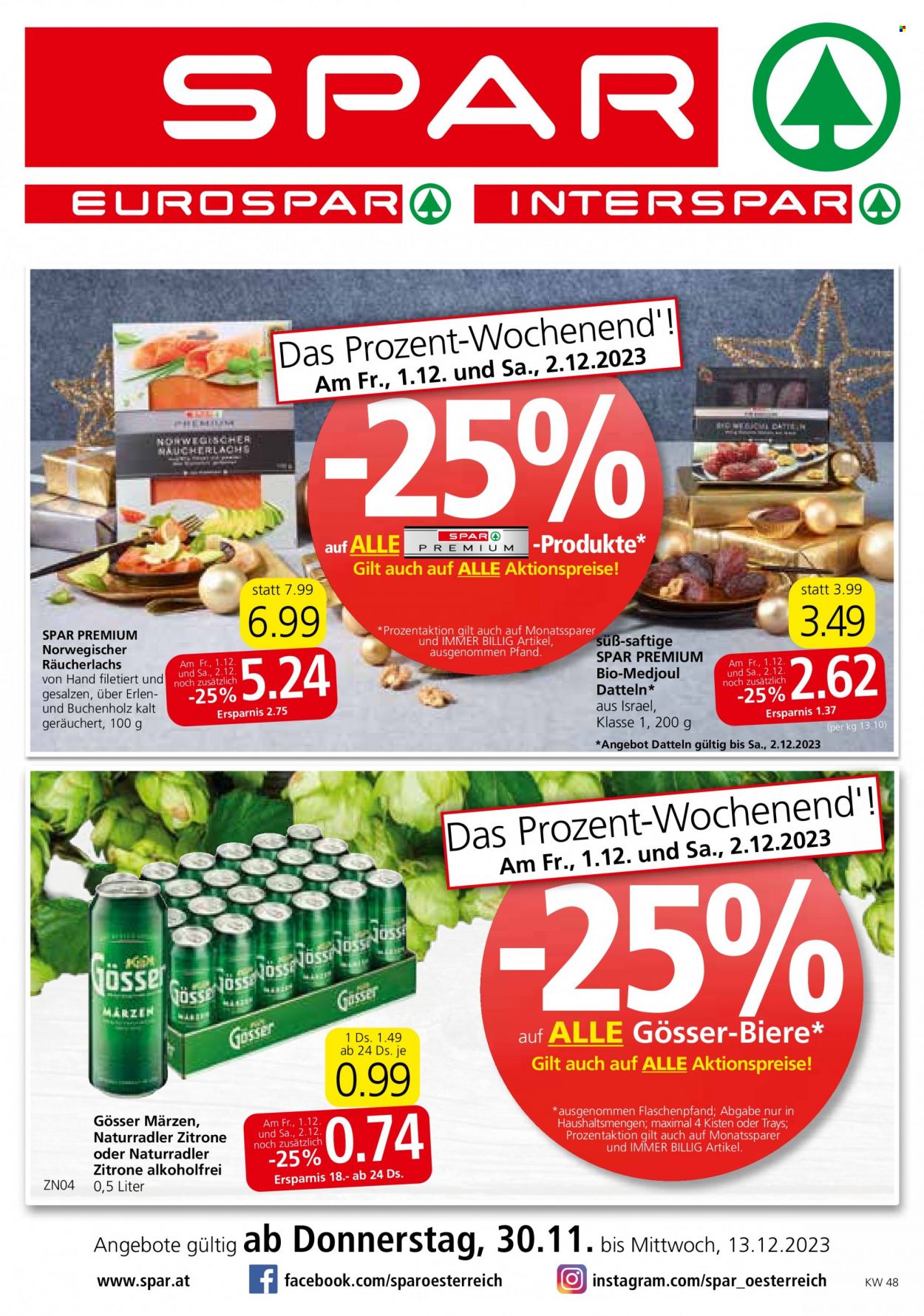 Angebote SPAR - 30.11.2023 - 13.12.2023. Seite 1
