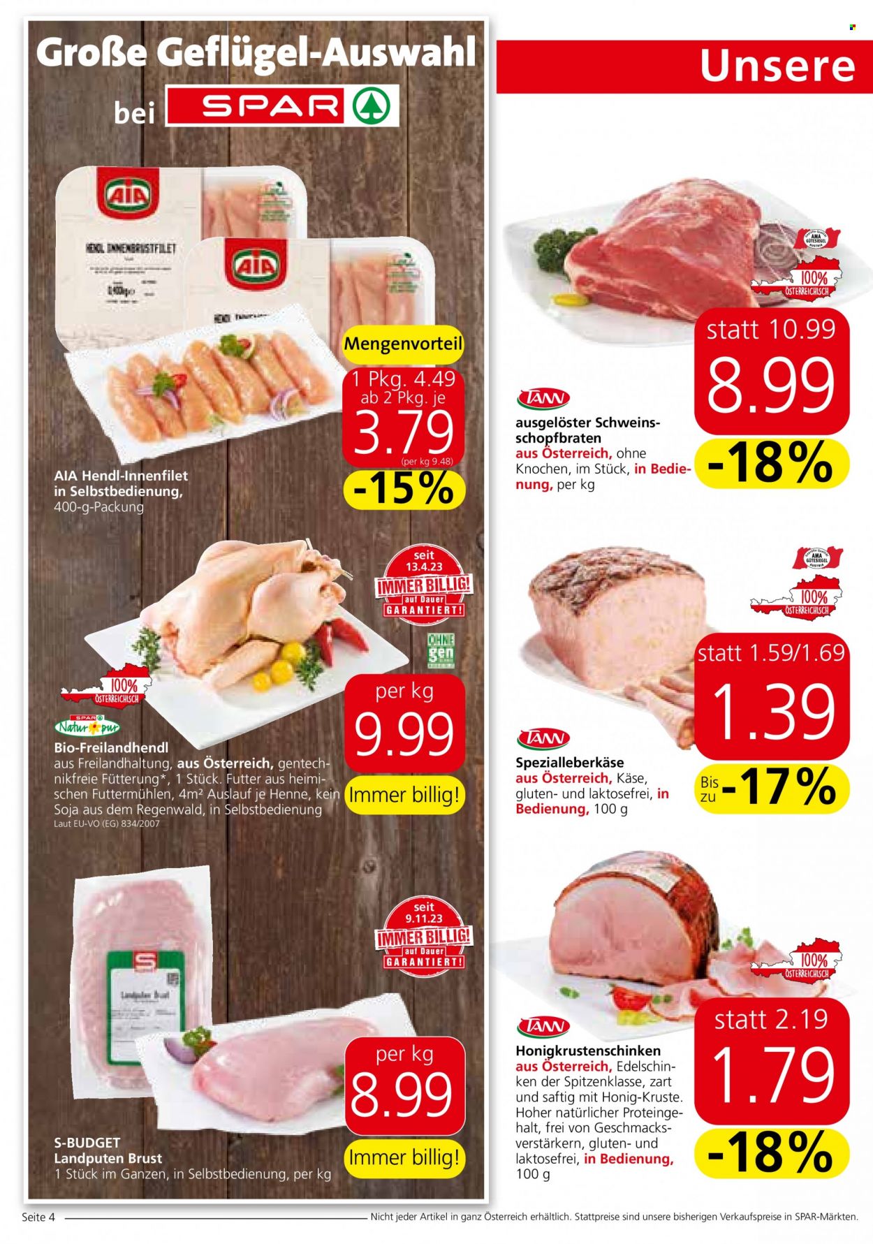 Angebote SPAR - 30.11.2023 - 13.12.2023. Seite 4
