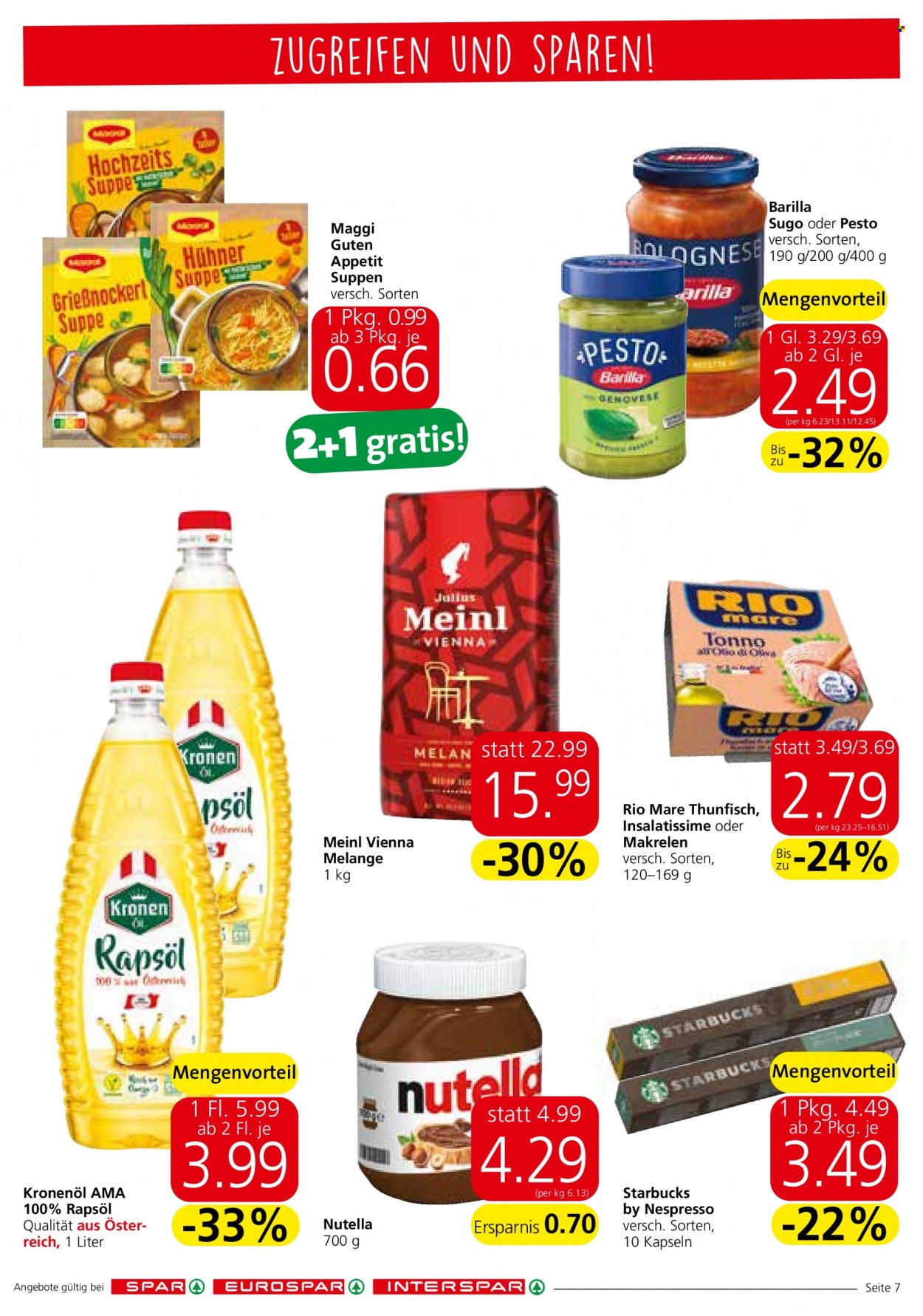 Angebote SPAR - 30.11.2023 - 13.12.2023. Seite 7