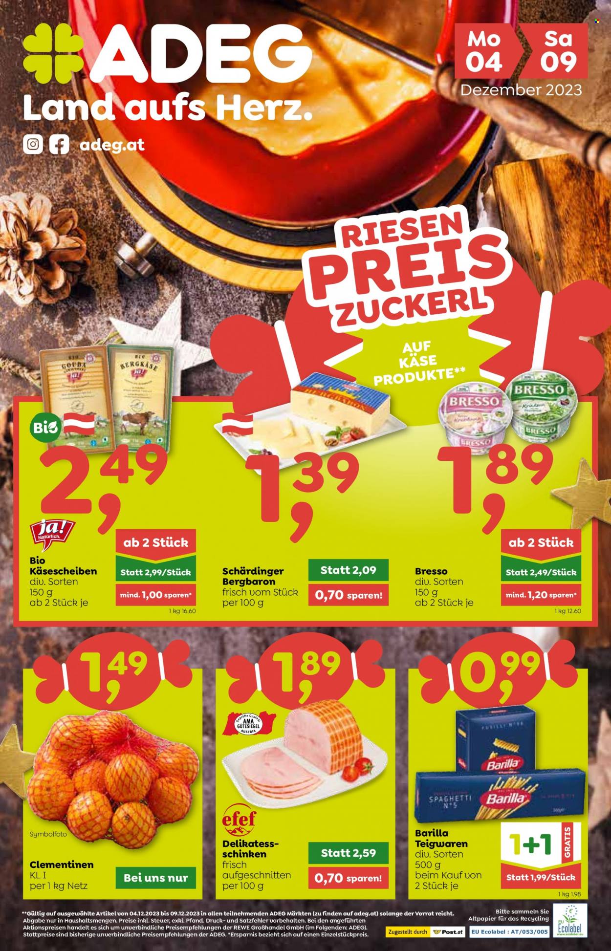 Angebote ADEG - 4.12.2023 - 9.12.2023. Seite 1