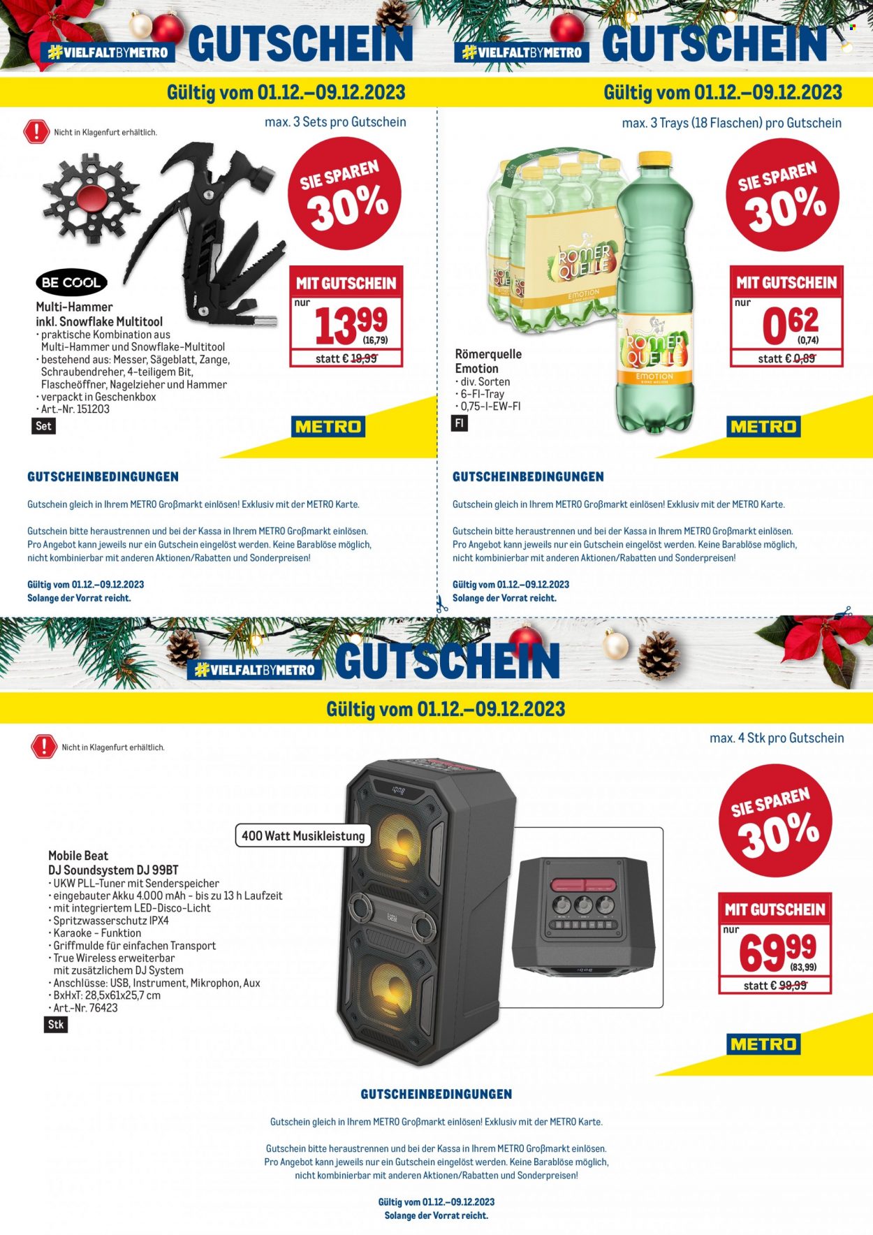 Angebote Metro - 1.12.2023 - 30.12.2023. Seite 5