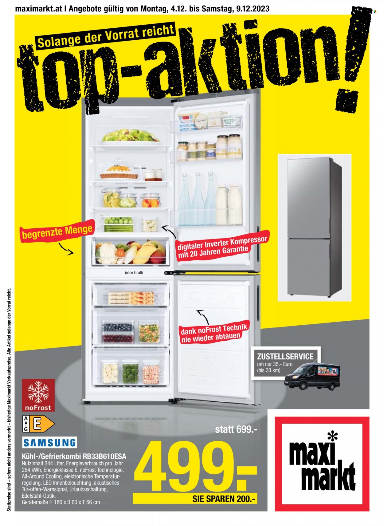 Angebote Maximarkt - 4.12.2023 - 9.12.2023. Seite 1