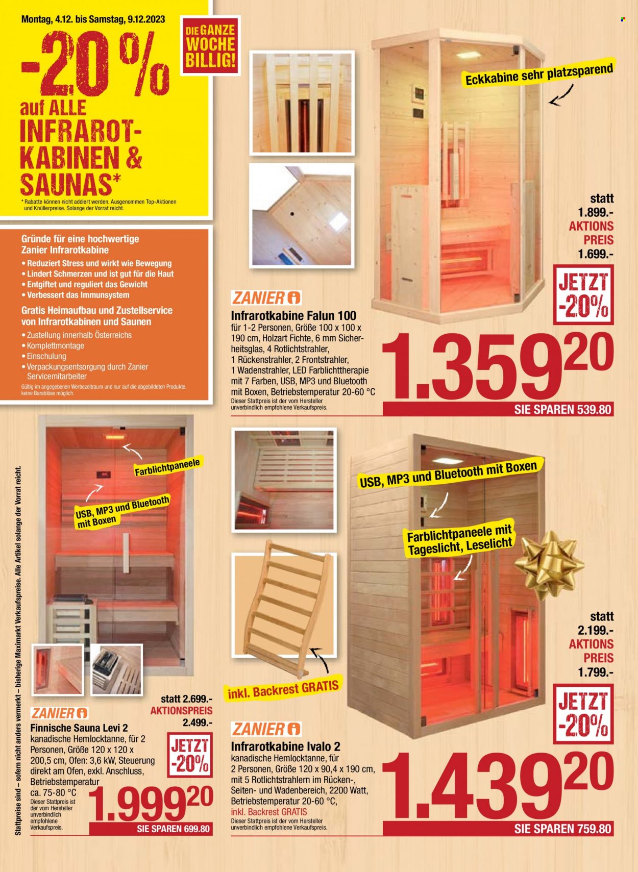 Angebote Maximarkt - 4.12.2023 - 9.12.2023. Seite 22
