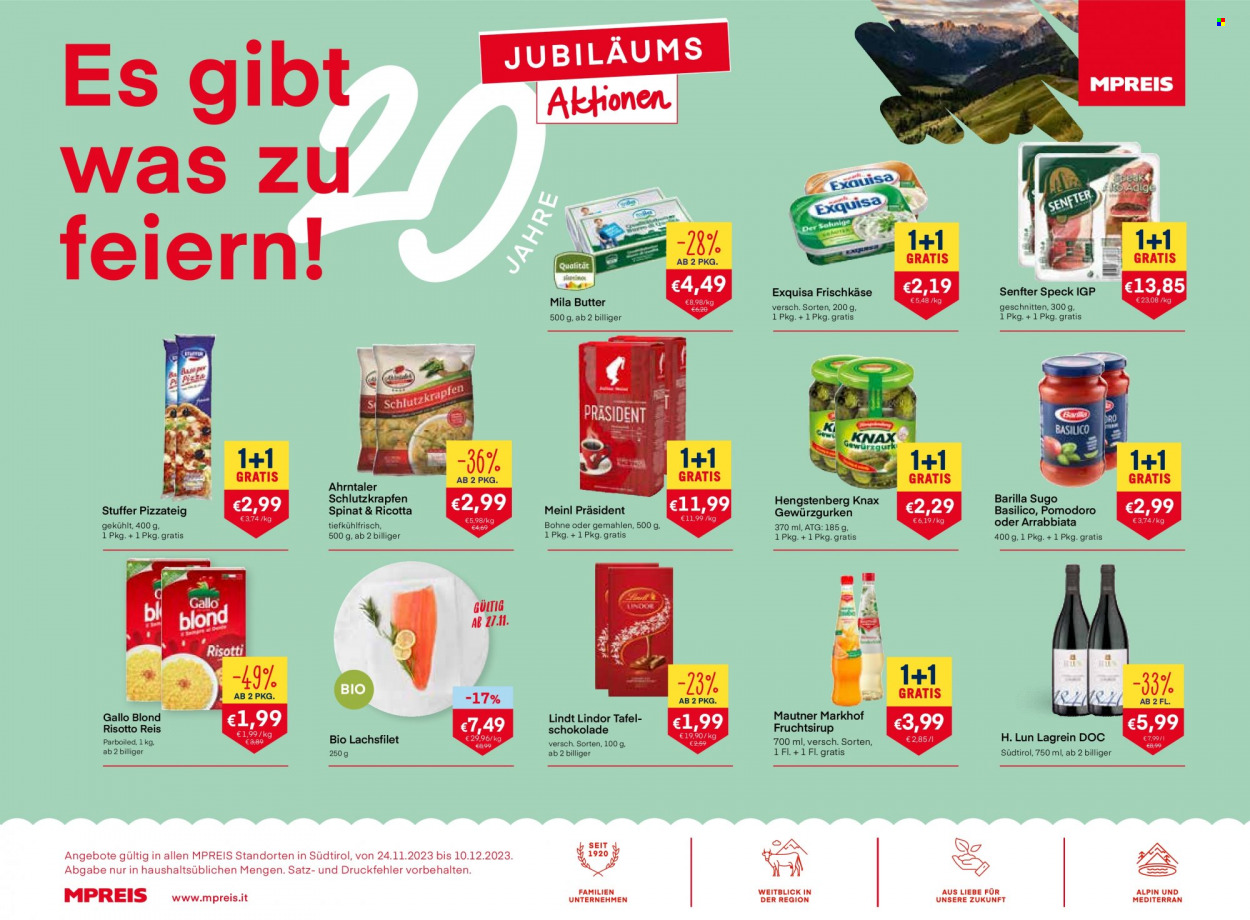 Angebote MPREIS - 24.11.2023 - 10.12.2023. Seite 1
