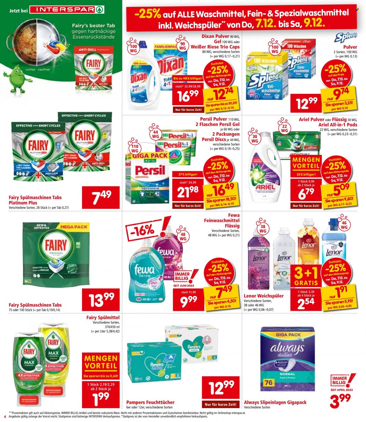 Angebote INTERSPAR - 7.12.2023 - 13.12.2023. Seite 4