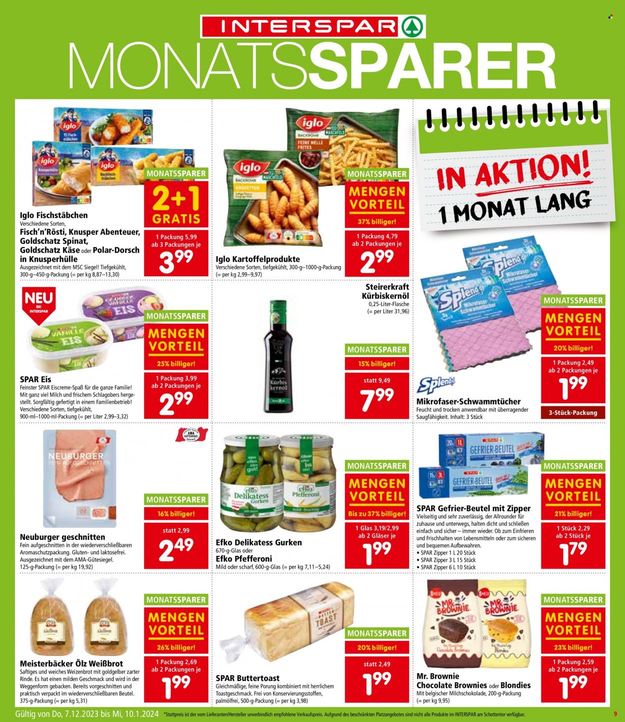 Angebote INTERSPAR - 7.12.2023 - 13.12.2023. Seite 9