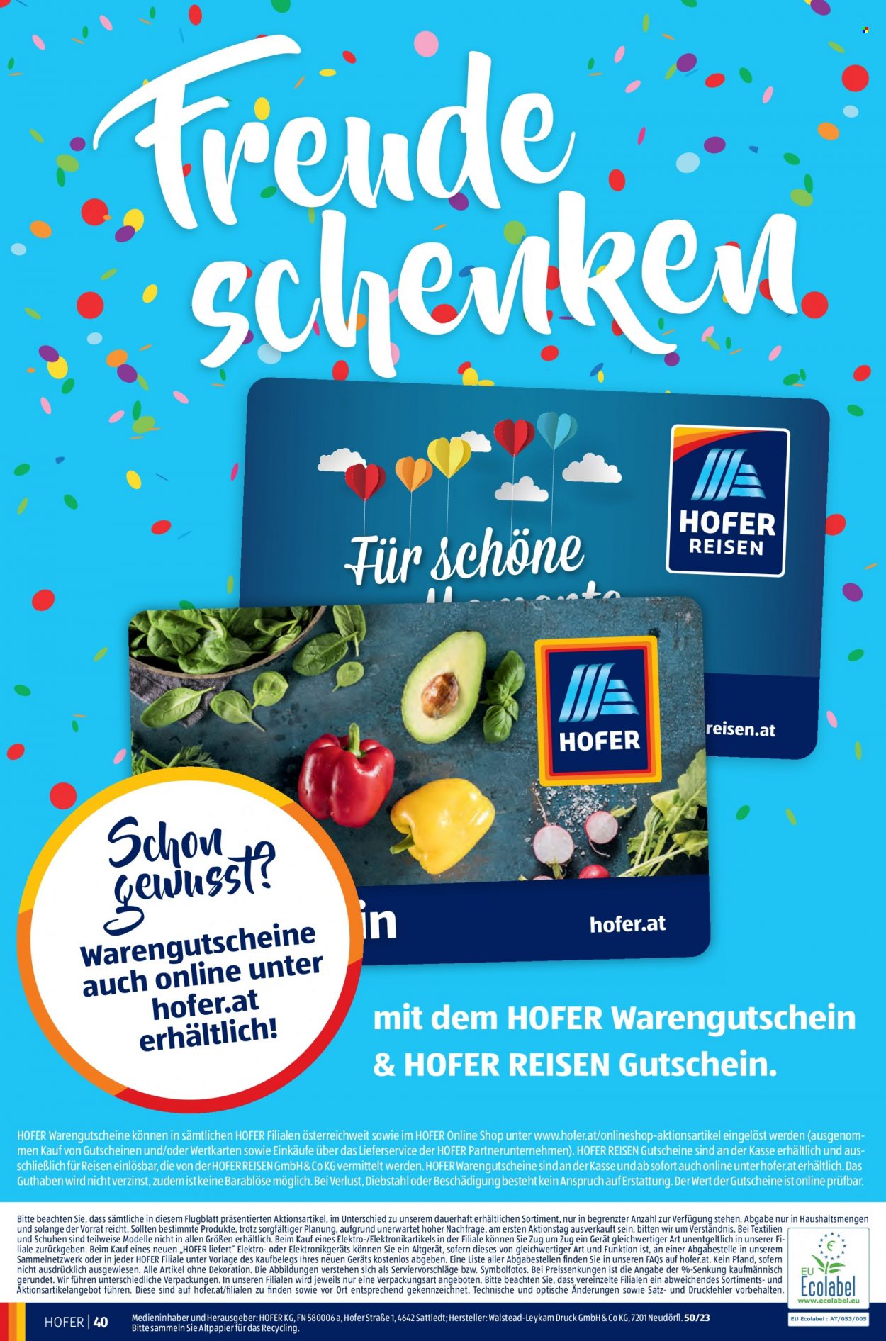Angebote Hofer - 7.12.2023 - 14.12.2023. Seite 42