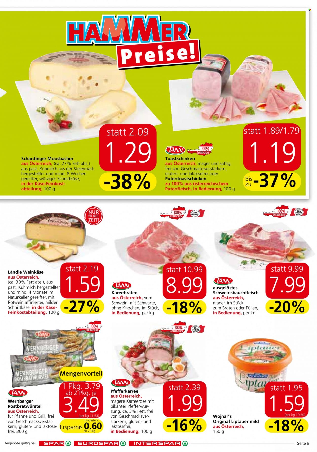Angebote SPAR - 7.12.2023 - 13.12.2023. Seite 9