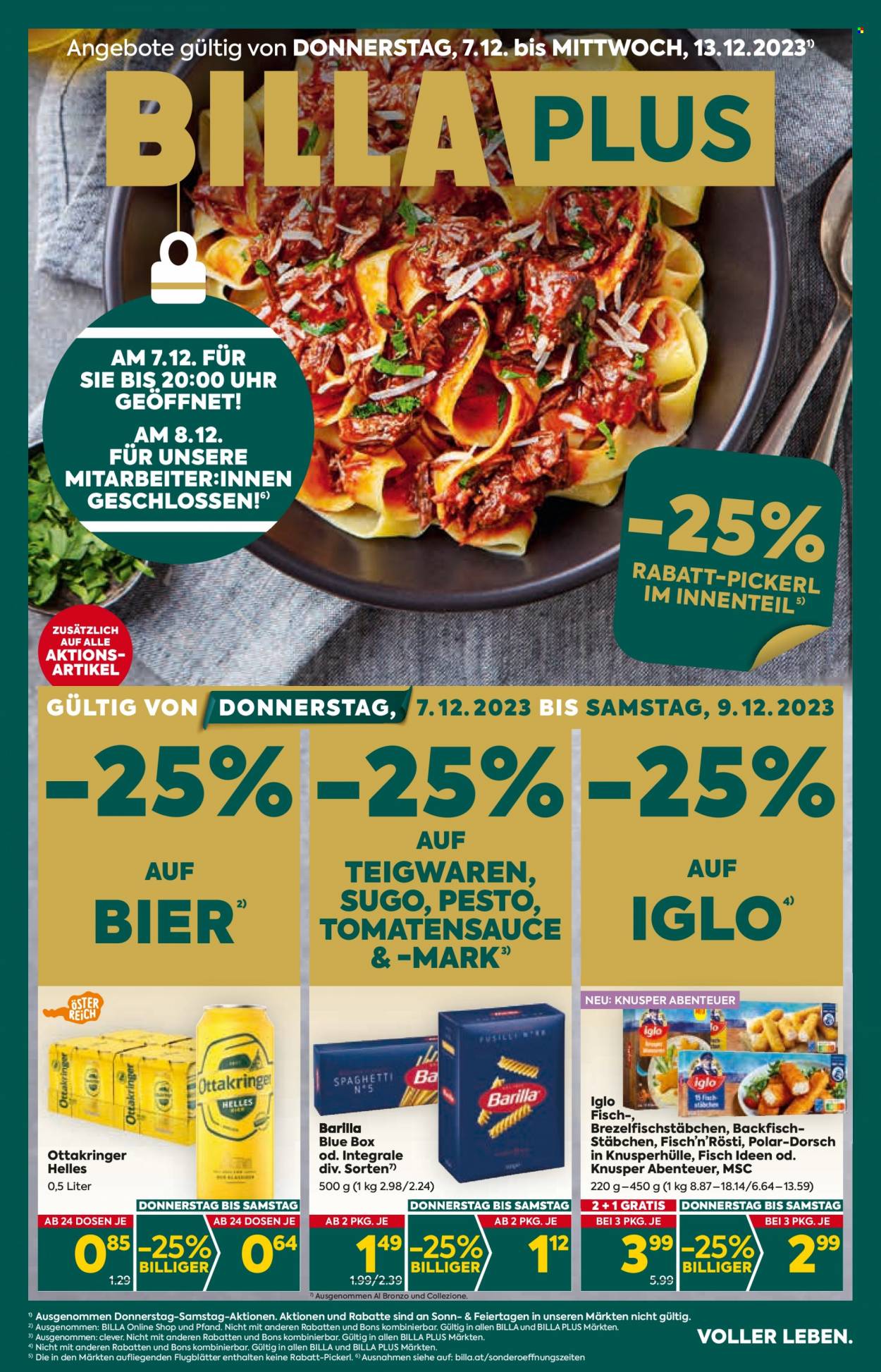 Angebote Billa Plus - 7.12.2023 - 13.12.2023. Seite 1
