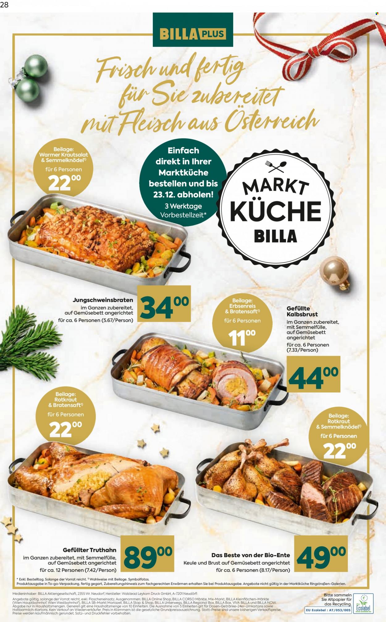 Angebote Billa Plus - 30.11.2023 - 23.12.2023. Seite 28