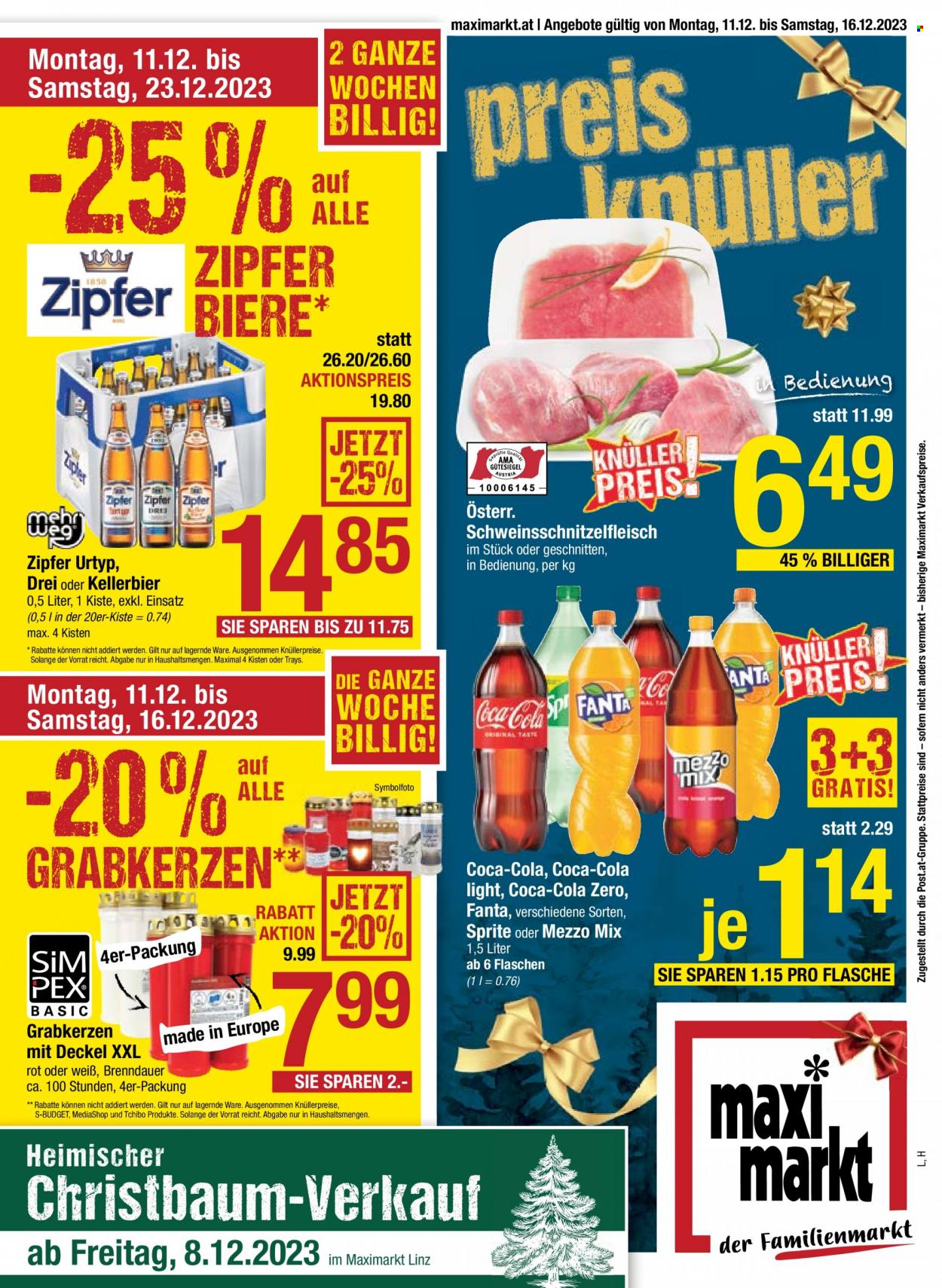 Angebote Maximarkt - 11.12.2023 - 16.12.2023. Seite 1