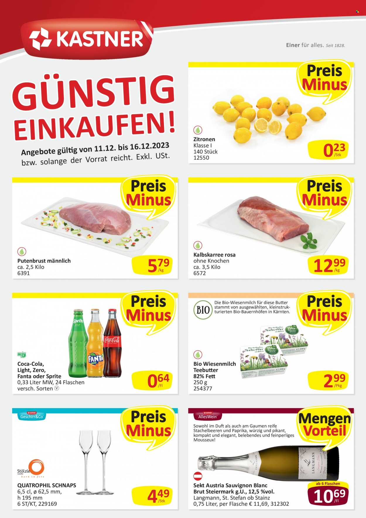 Angebote KASTNER - 11.12.2023 - 16.12.2023. Seite 1