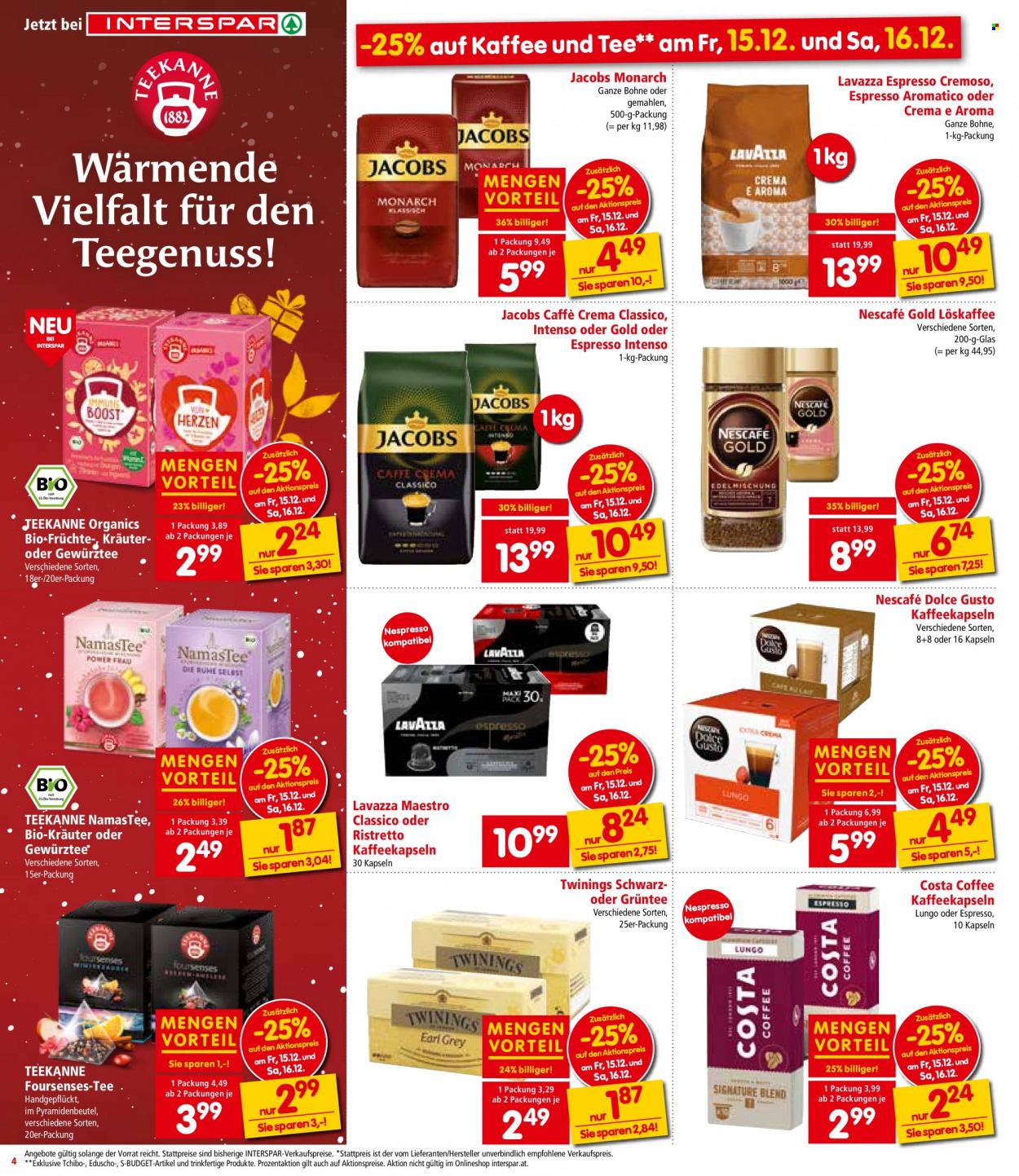 Angebote INTERSPAR - 14.12.2023 - 30.12.2023. Seite 4