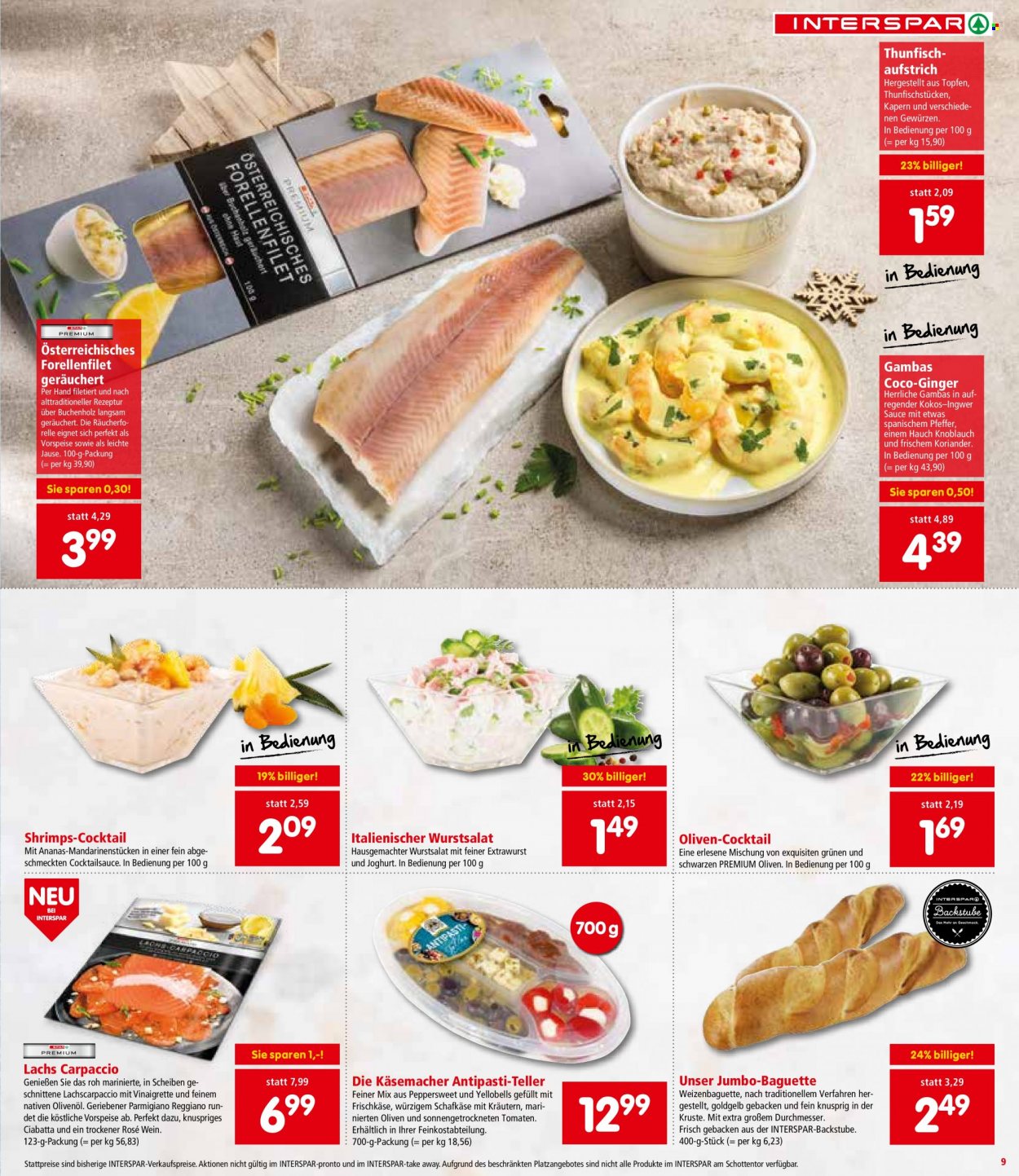 Angebote INTERSPAR - 14.12.2023 - 30.12.2023. Seite 9