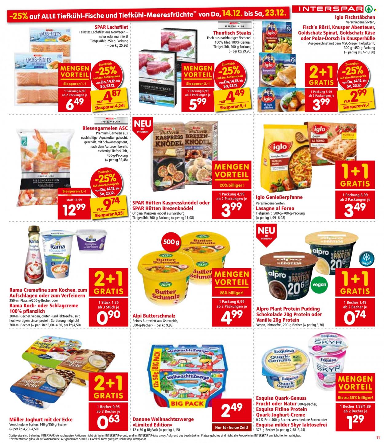 Angebote INTERSPAR - 14.12.2023 - 30.12.2023. Seite 11