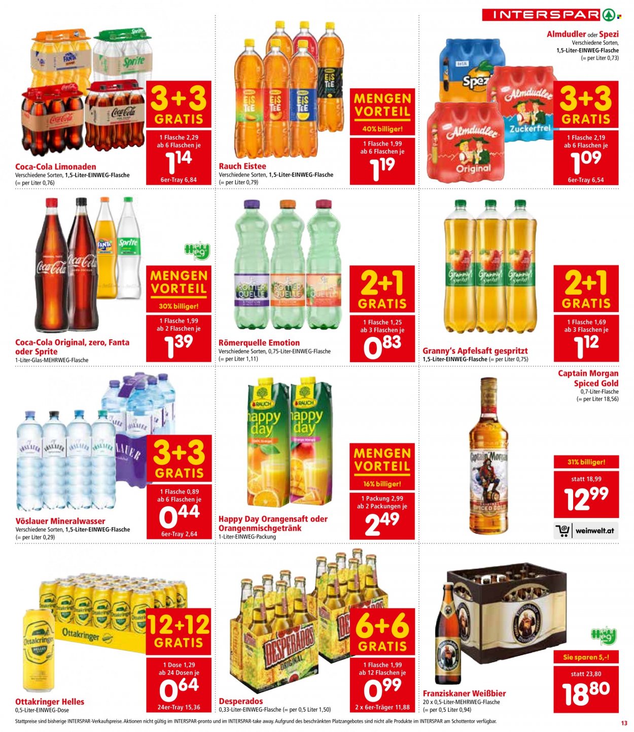 Angebote INTERSPAR - 14.12.2023 - 30.12.2023. Seite 13