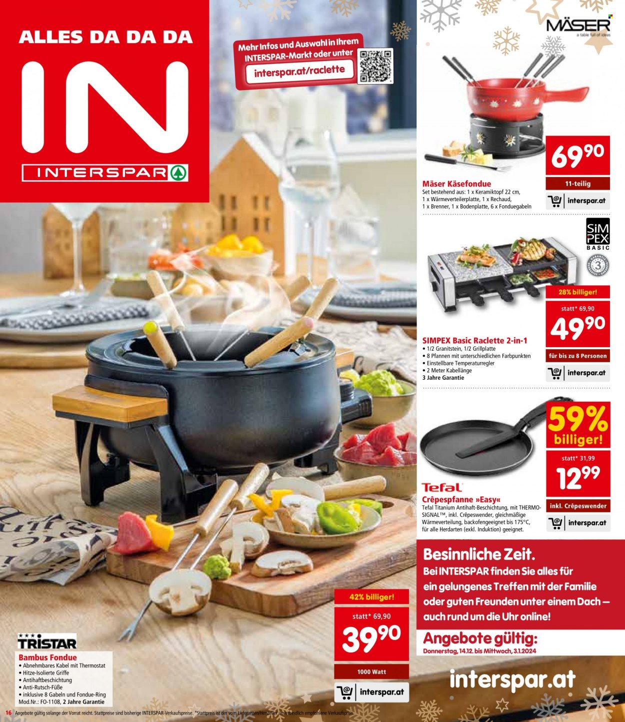 Angebote INTERSPAR - 14.12.2023 - 30.12.2023. Seite 16