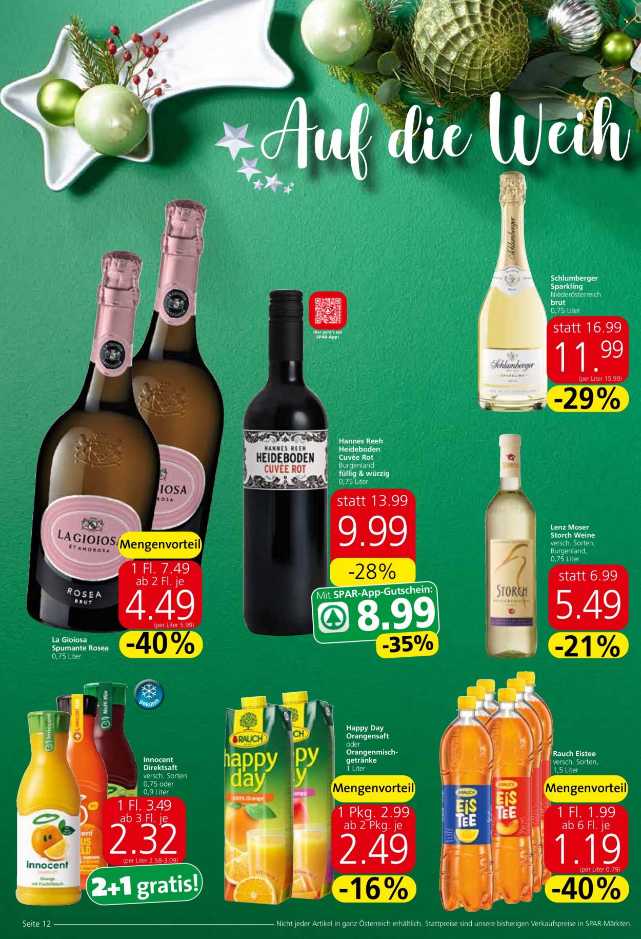 Angebote SPAR - 14.12.2023 - 30.12.2023. Seite 12