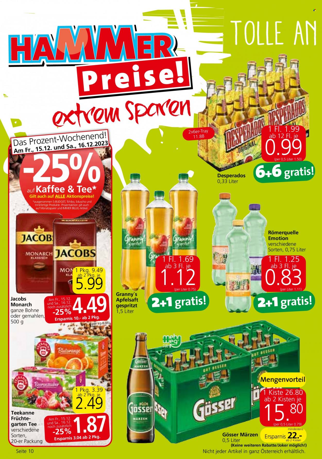 Angebote EUROSPAR - 14.12.2023 - 30.12.2023. Seite 10