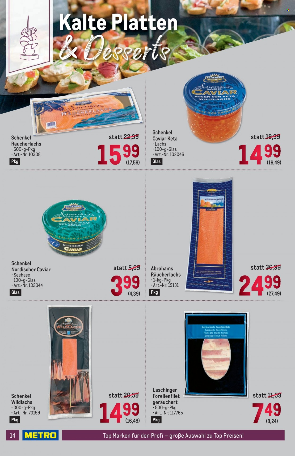 Angebote Metro - 14.12.2023 - 30.12.2023. Seite 14