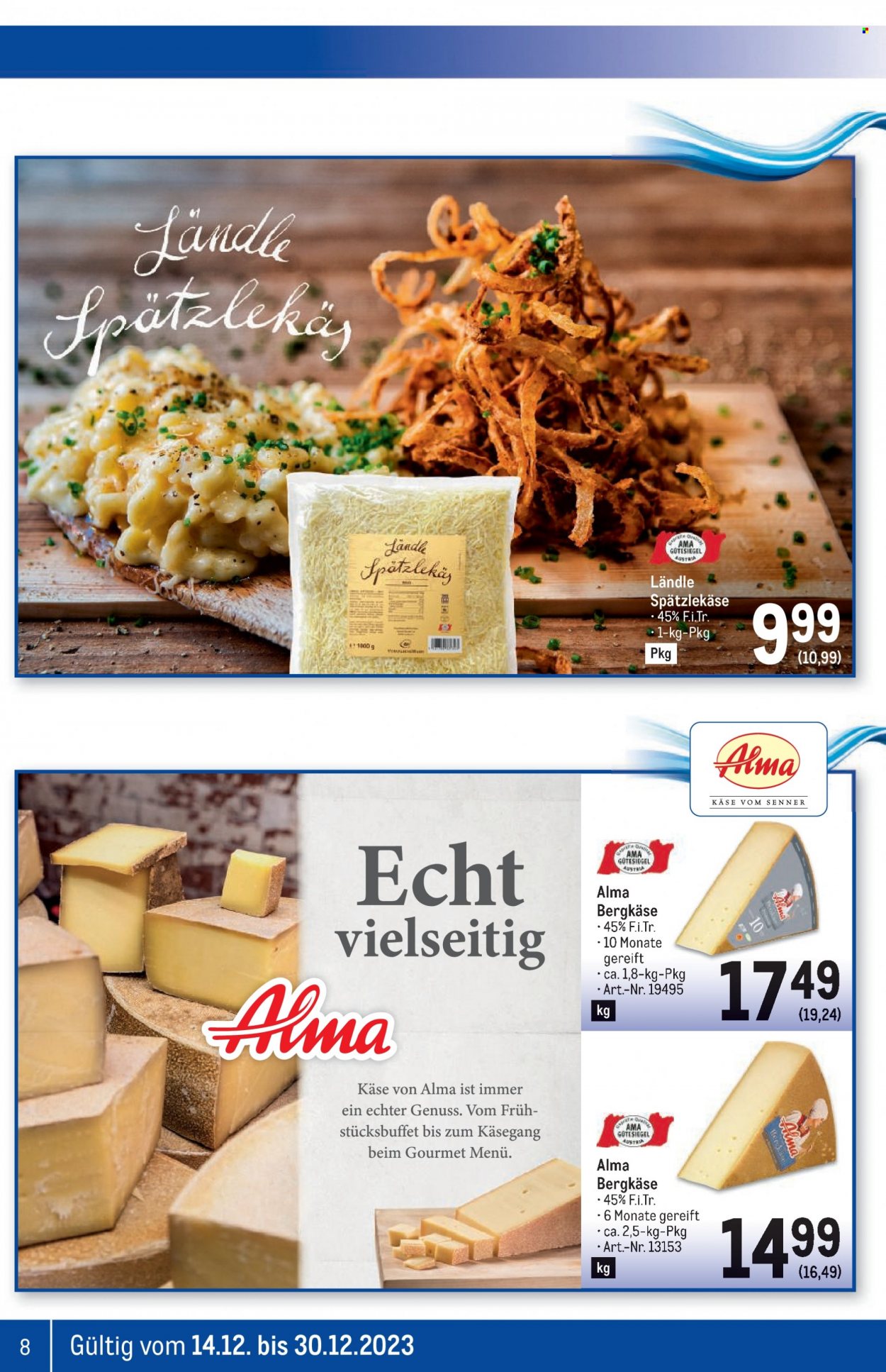 Angebote Metro - 14.12.2023 - 30.12.2023. Seite 8