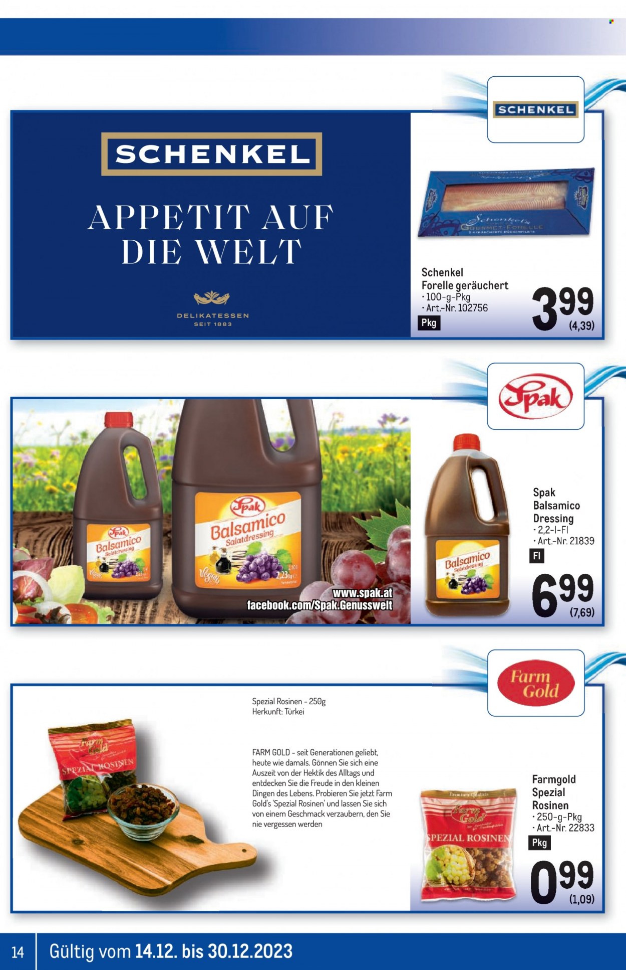 Angebote Metro - 14.12.2023 - 30.12.2023. Seite 14