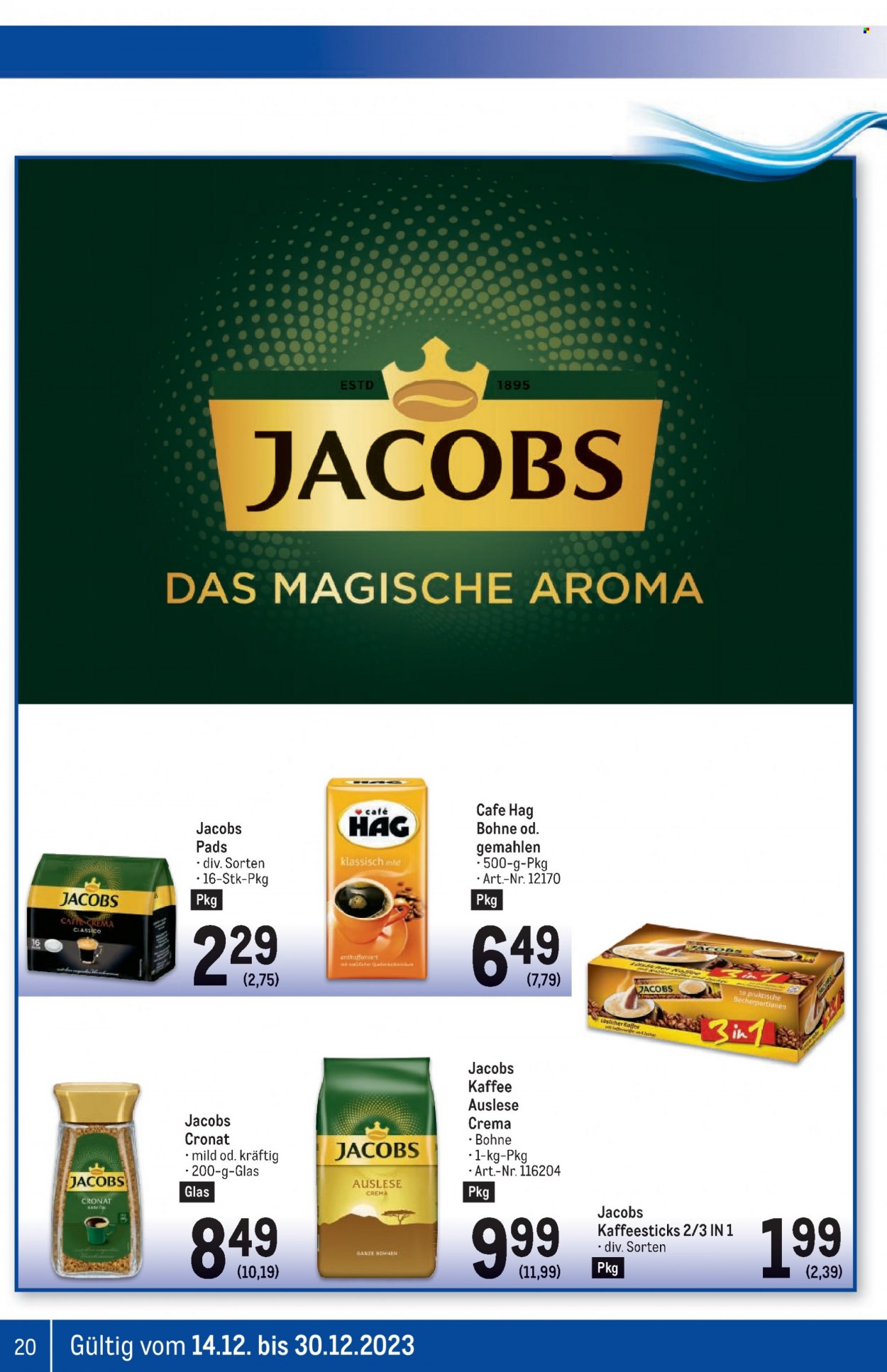 Angebote Metro - 14.12.2023 - 30.12.2023. Seite 20