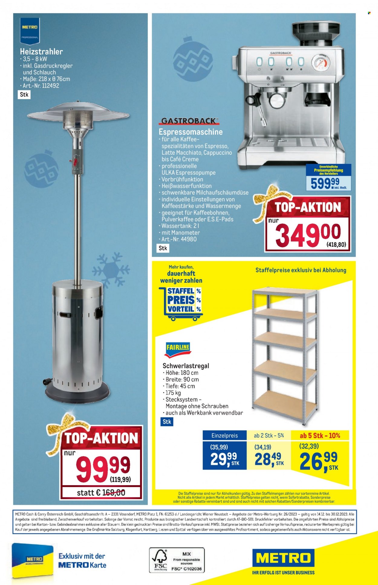 Angebote Metro - 14.12.2023 - 30.12.2023. Seite 36