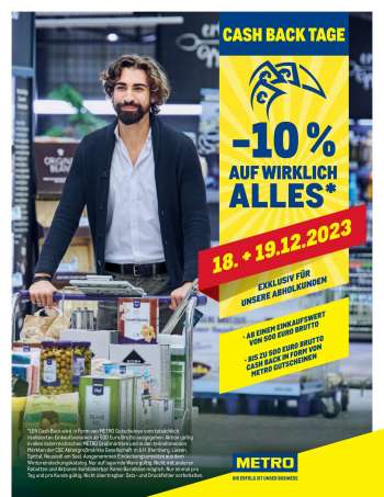 Angebote Metro - 18.12.2023 - 19.12.2023.