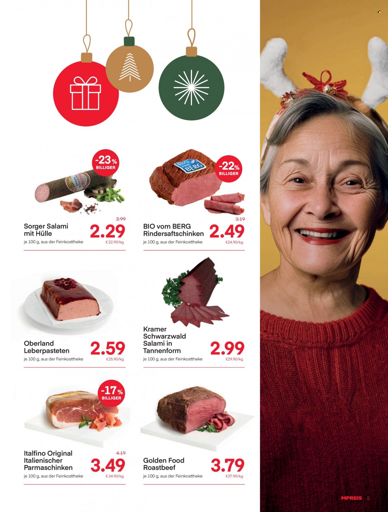 Angebote MPREIS - 18.12.2023 - 24.12.2023. Seite 5