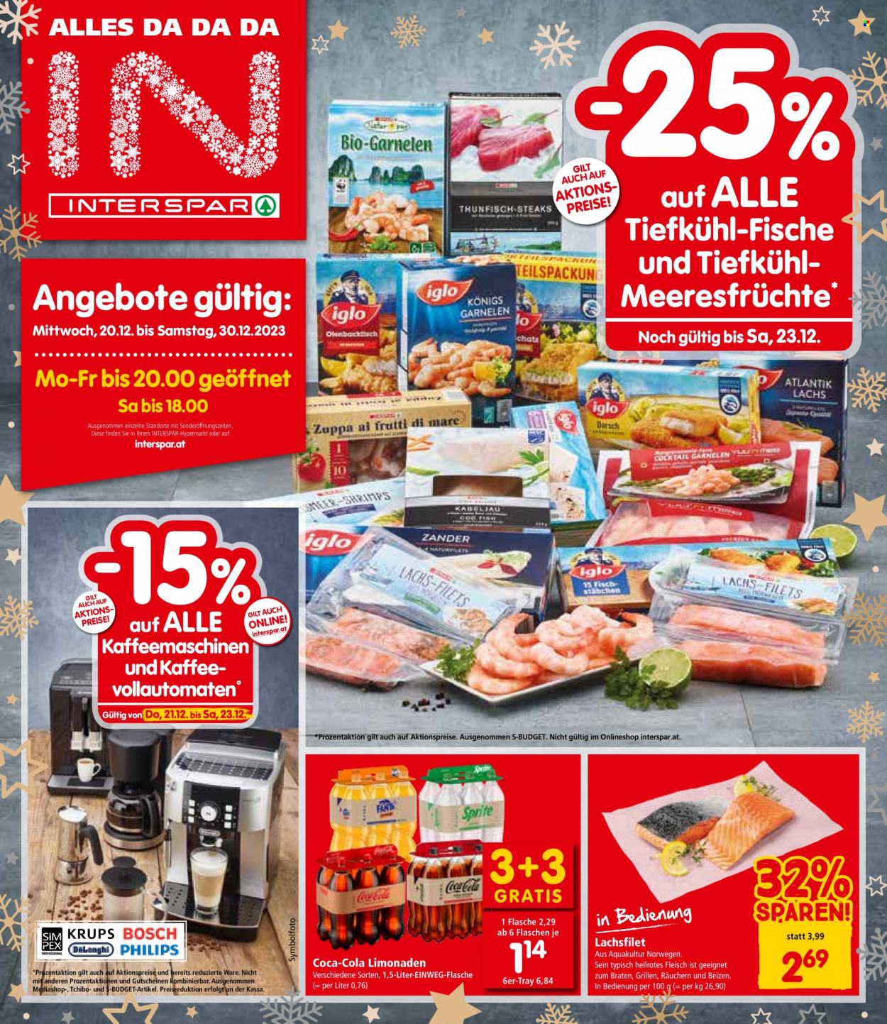 Angebote INTERSPAR - 20.12.2023 - 30.12.2023. Seite 1
