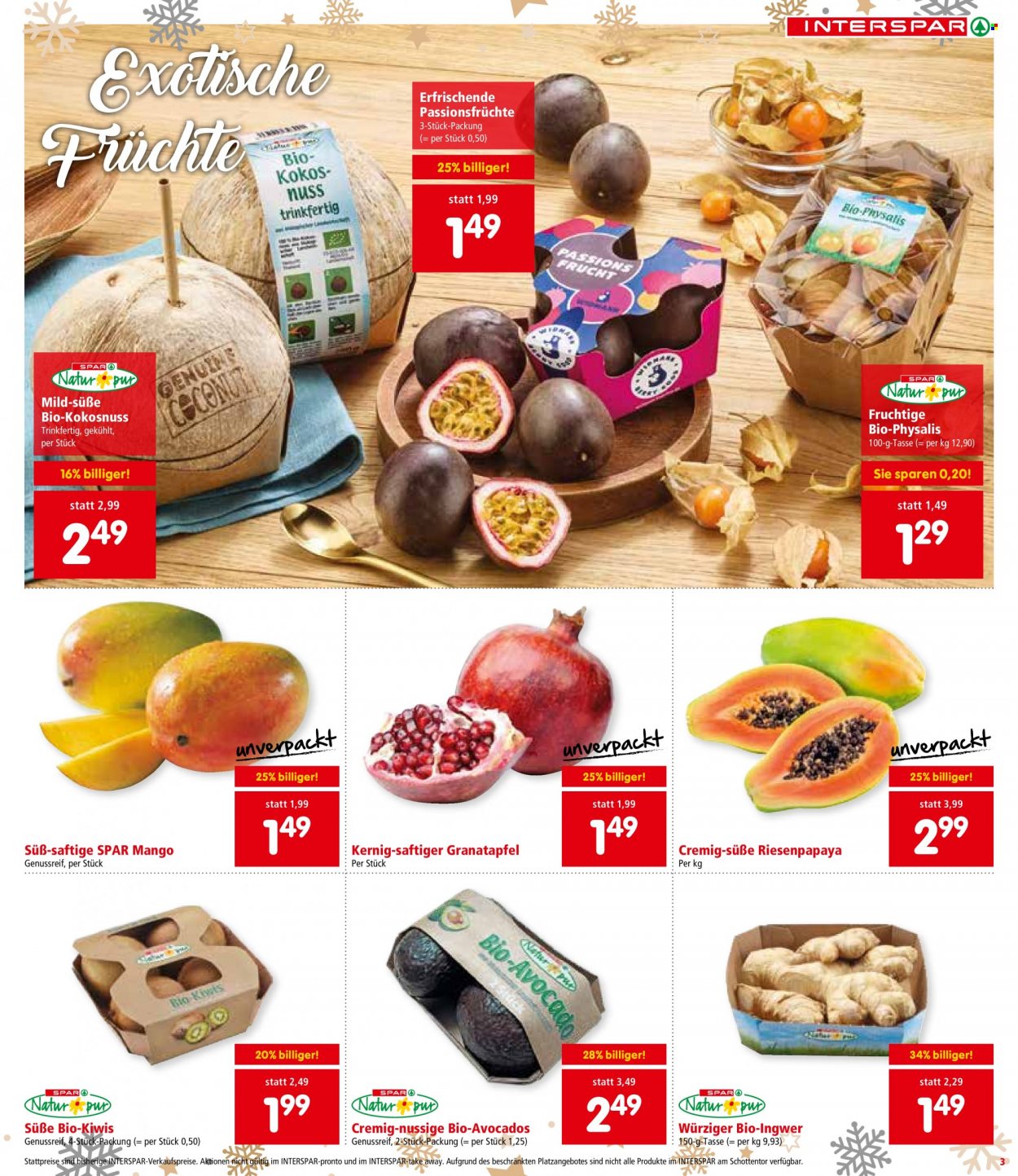 Angebote INTERSPAR - 20.12.2023 - 30.12.2023. Seite 3